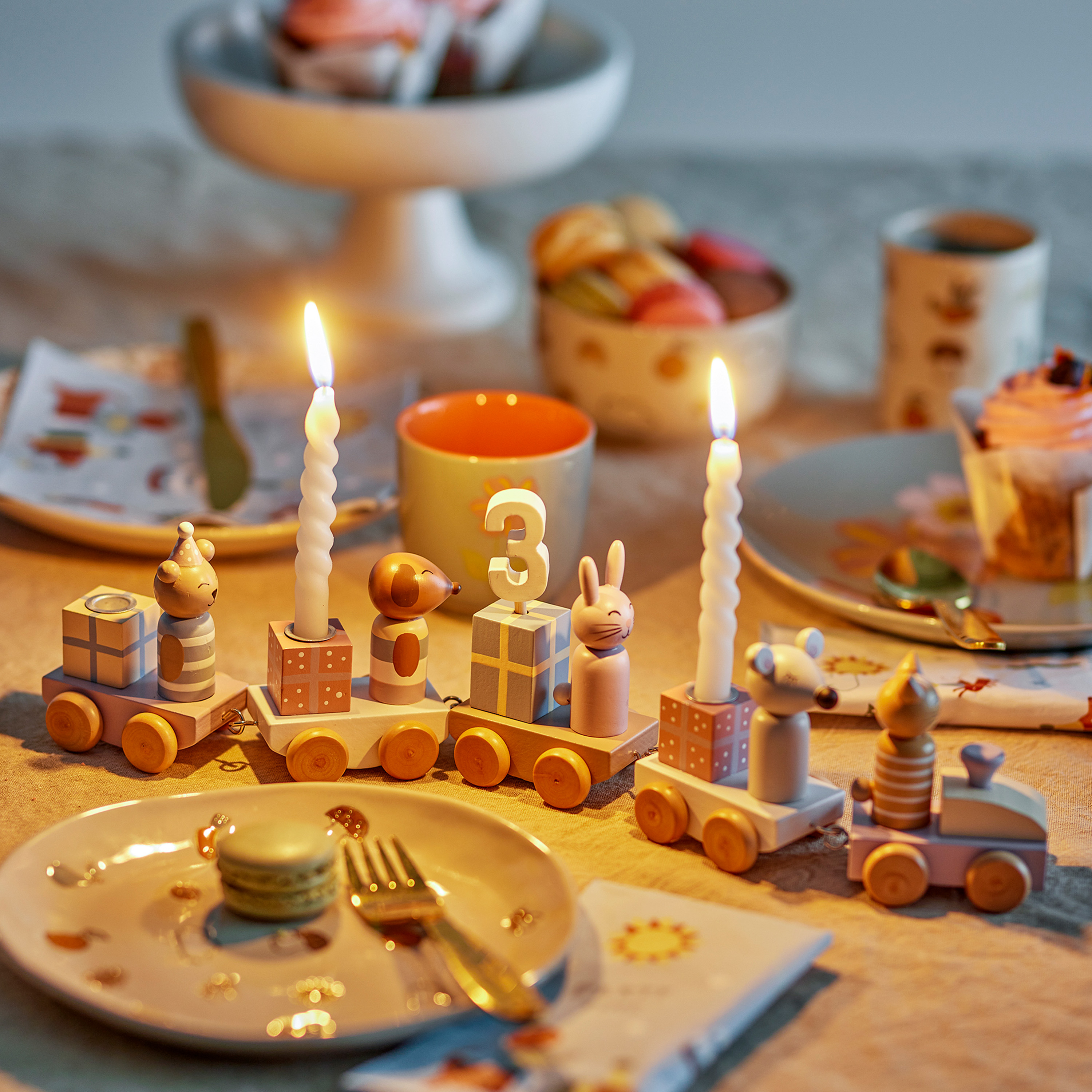 Bloomingville Junaid Birthday Dekoration Rose