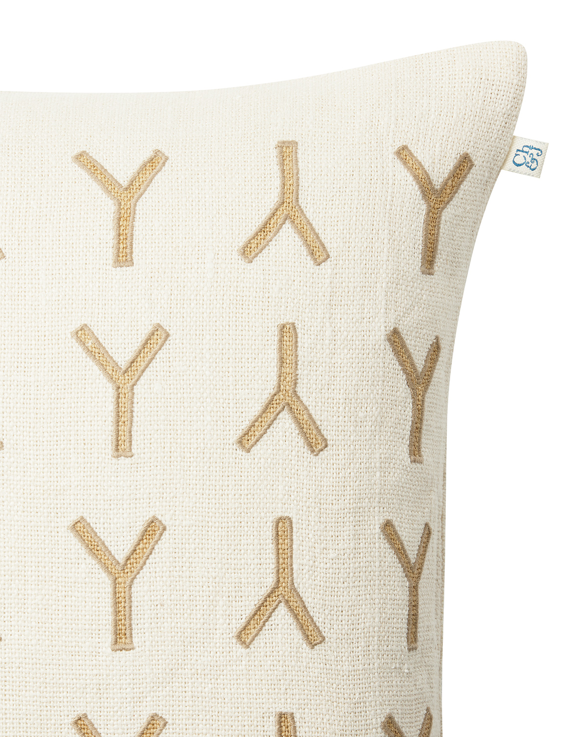 Chhatwal &amp; Jonsson Divan Leinen Kissenbezug Khaki 50x50