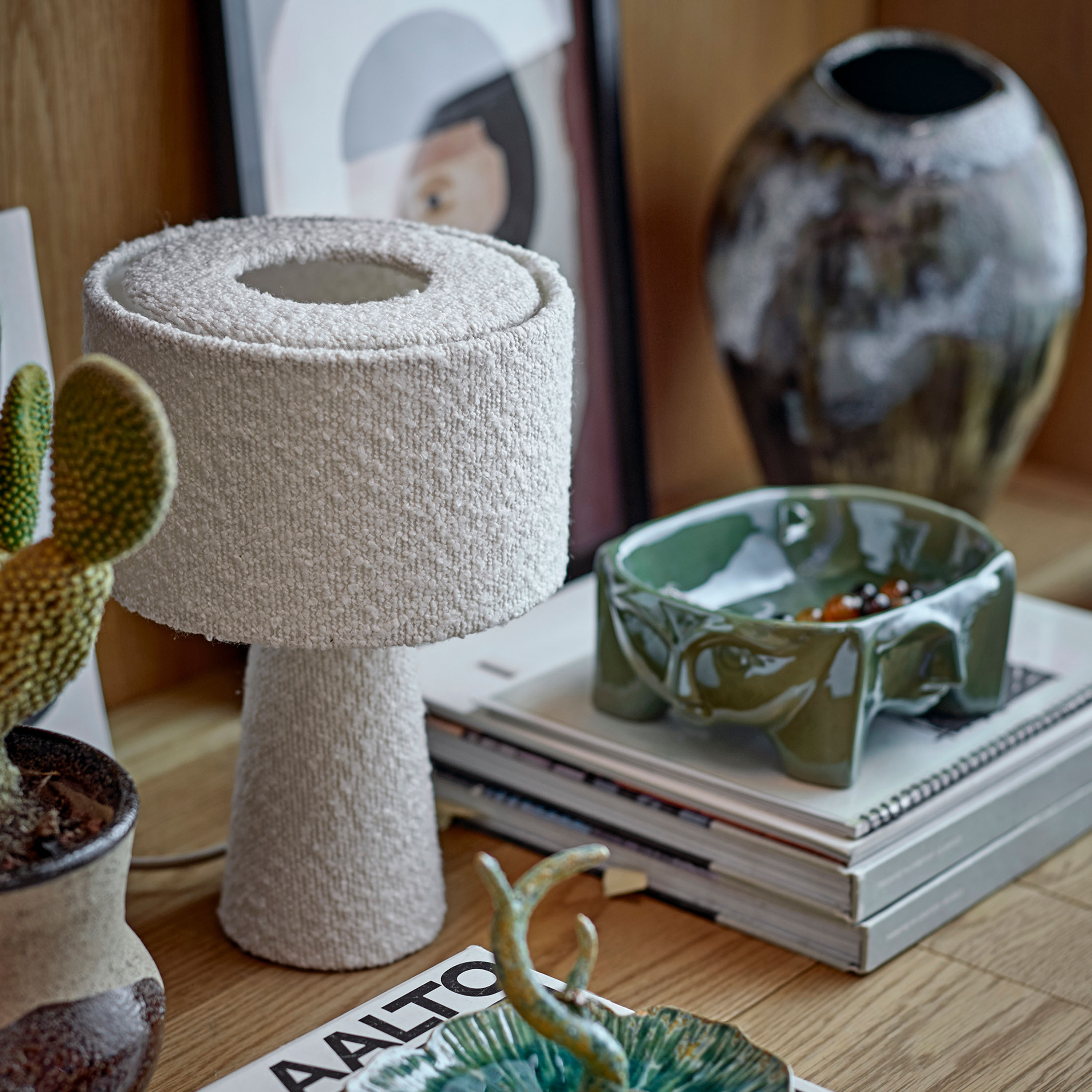 Bloomingville Emmie Pöytävalaisin White 30cm