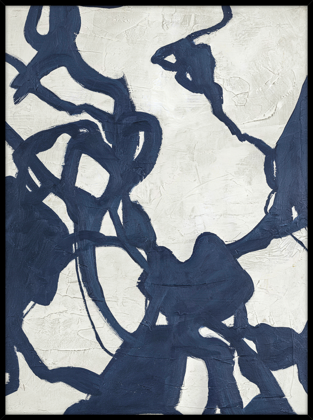 Malerifabrikken - Blueplay Tavle Black Frame 90x120cm - Blå  - Bilder