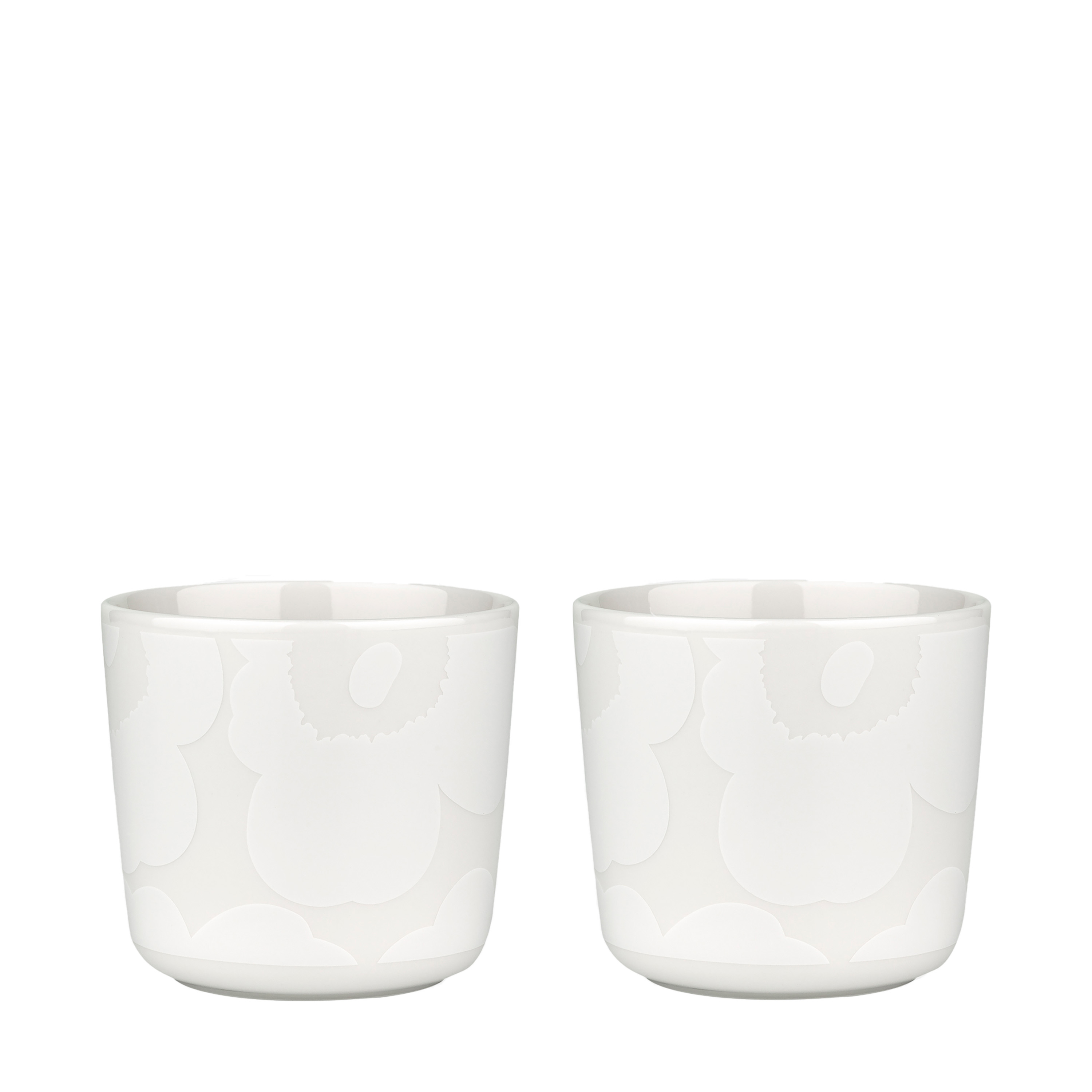 Oiva Alku Kaffekopp White/Off White 2-pack