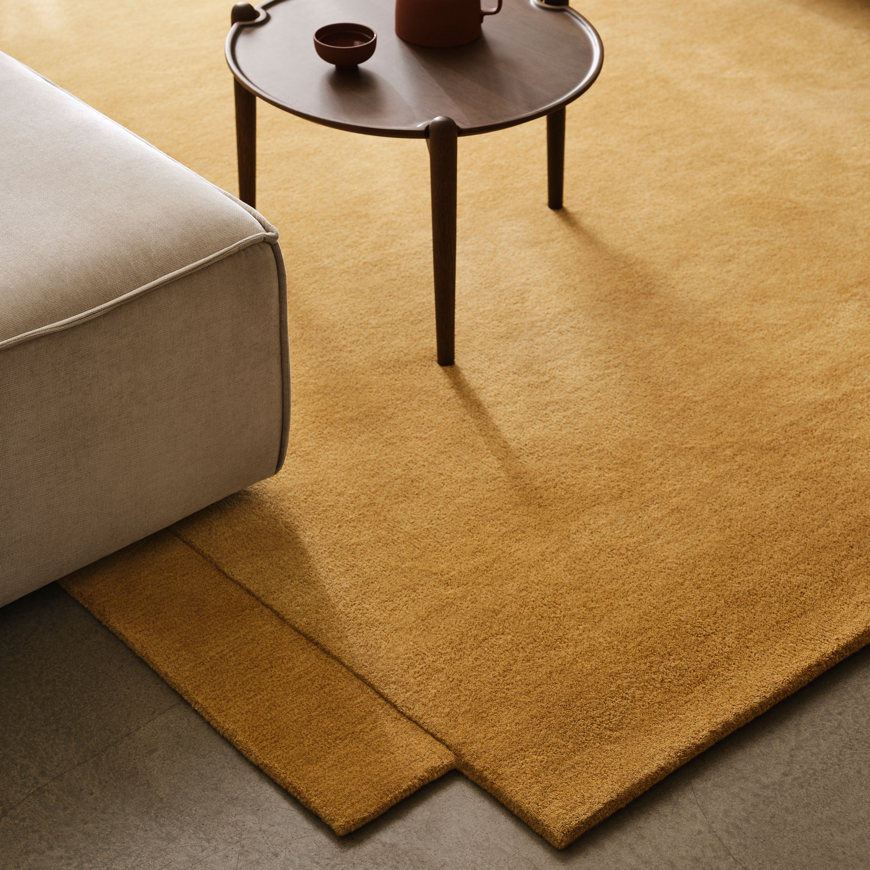 Design House Stockholm Level Ullmatta Yellow Ochre 200x300