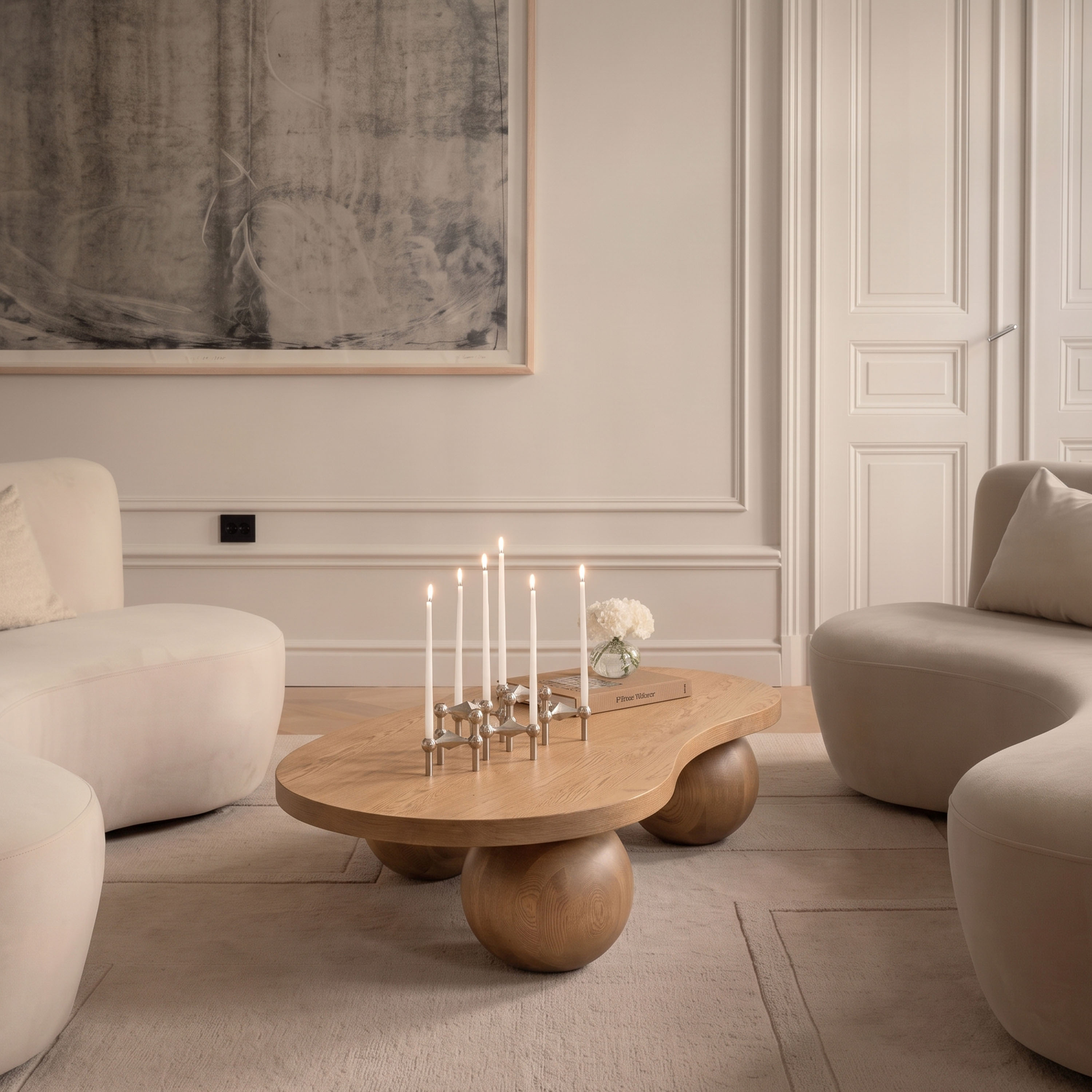 Indie Couchtisch Eiche 120x70