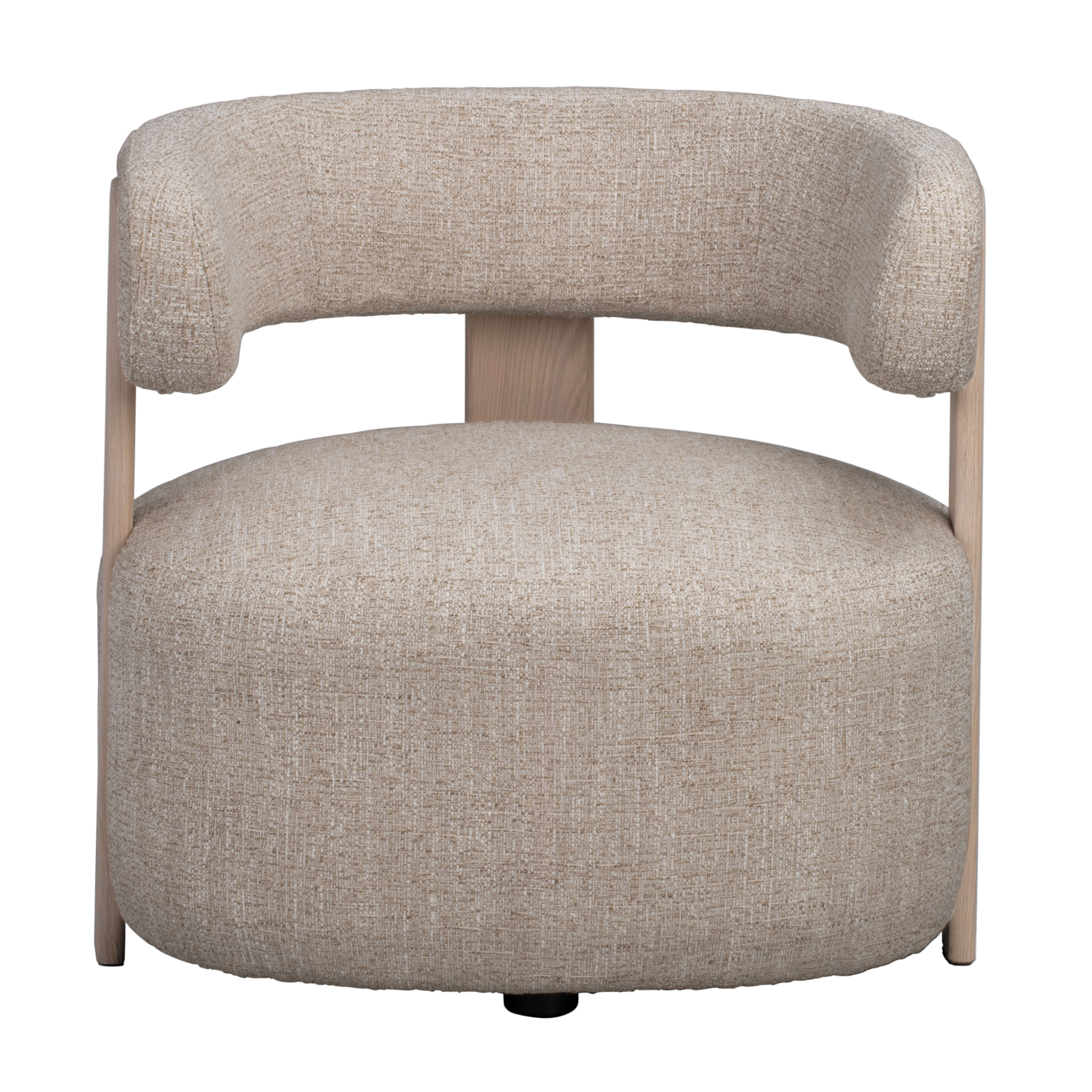 Jenison Loungesessel Hellbeige/Weißpigmentiert