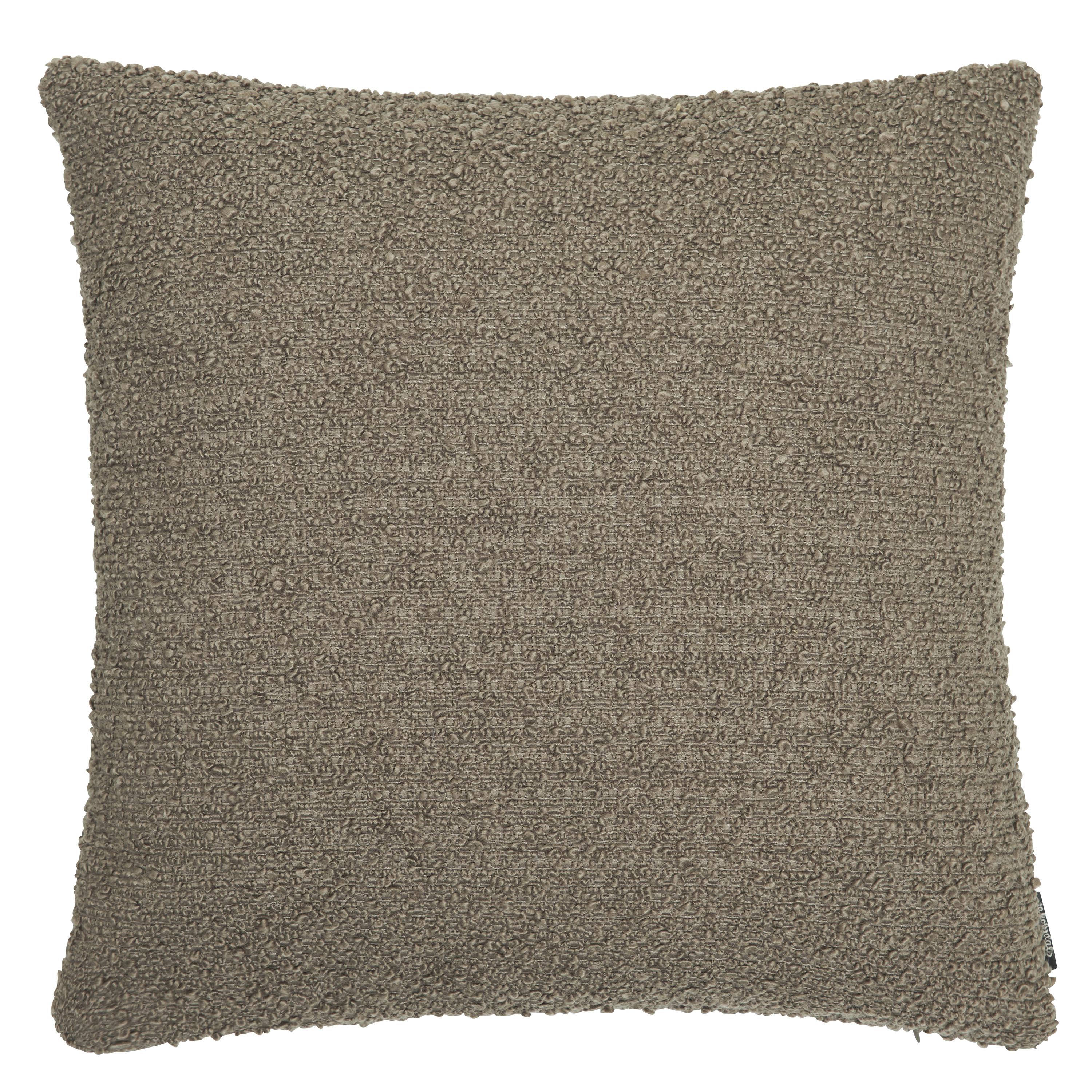 Boucle Moment Kuddfodral Light Brown 45x45
