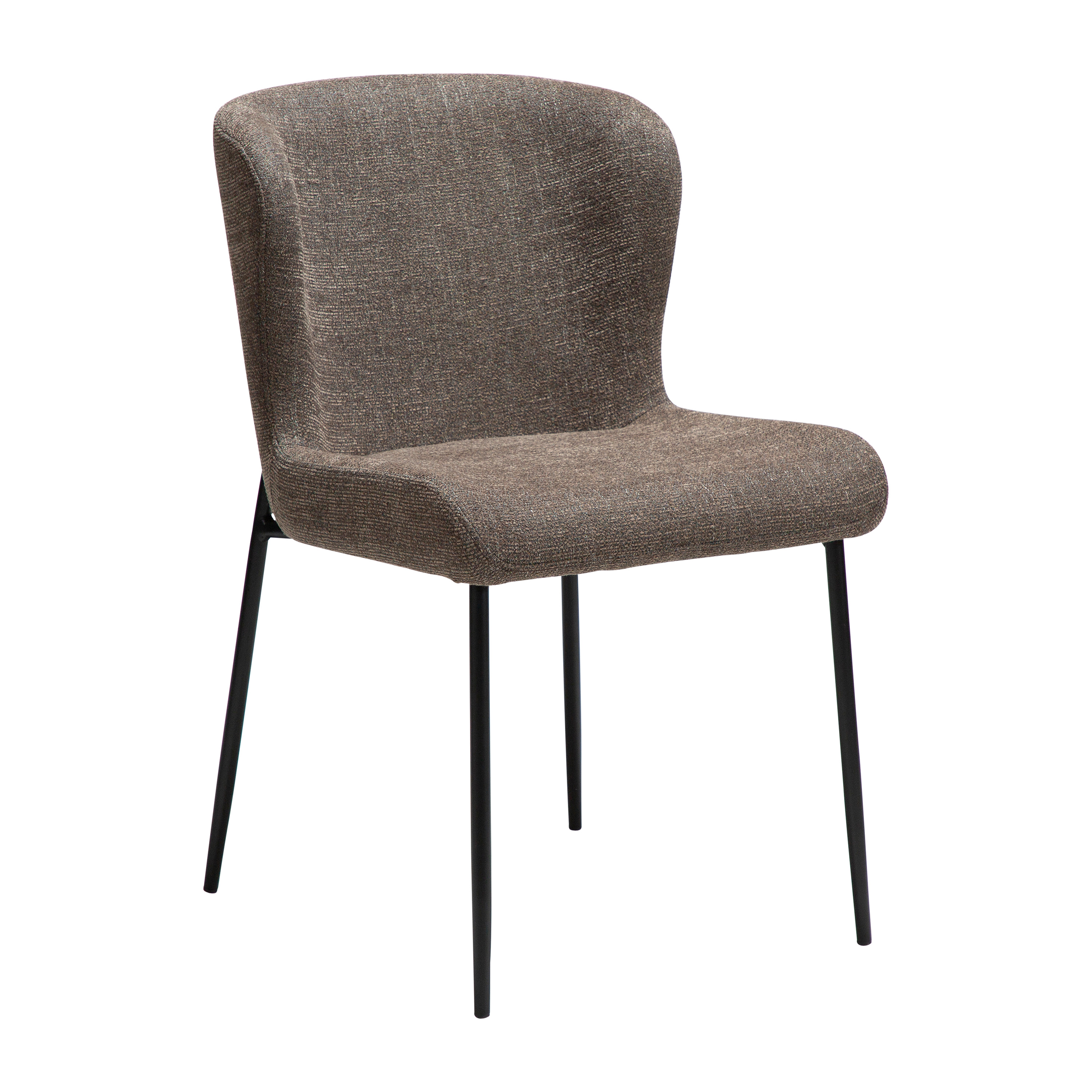 Glam Matstol Major Brown Bouclé