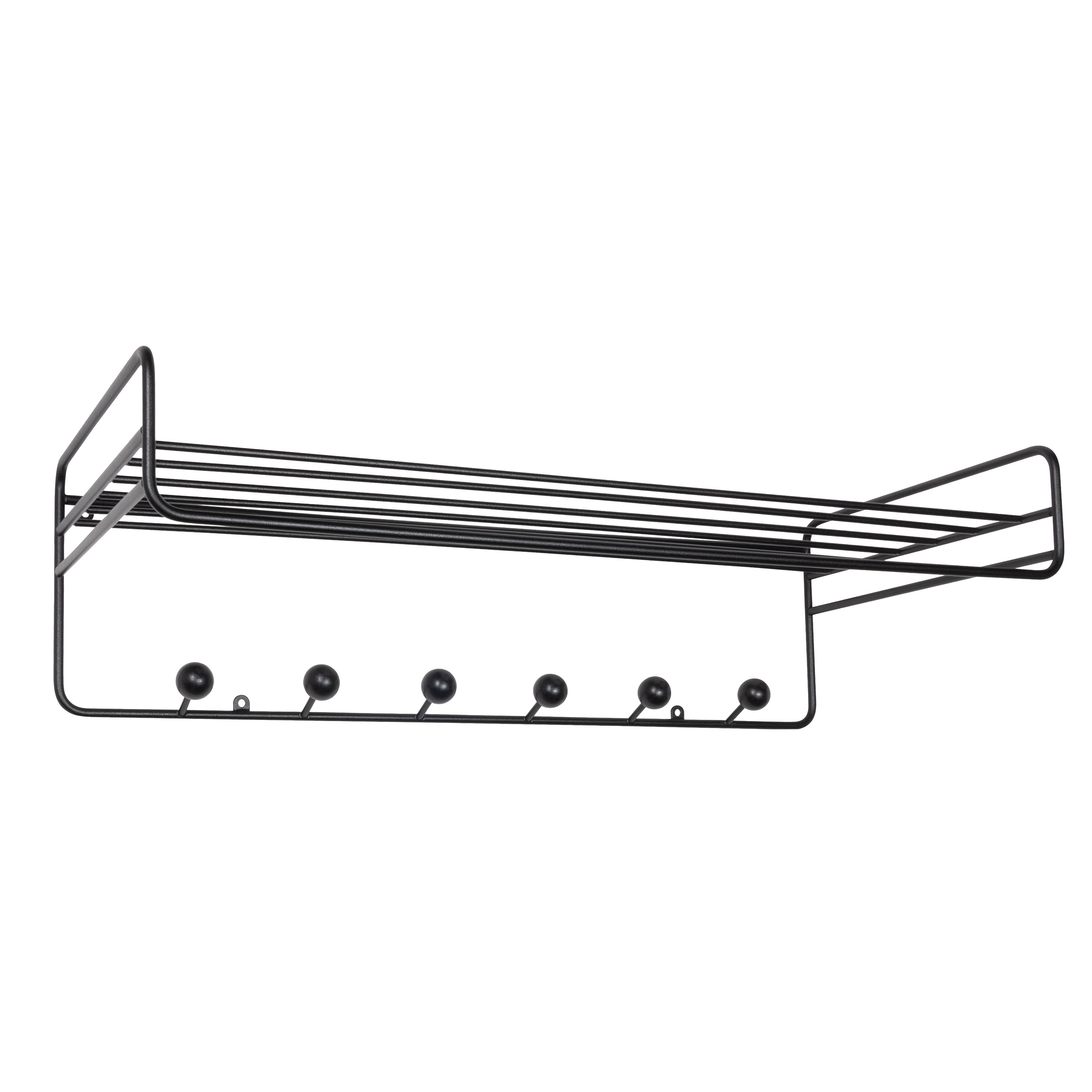 Bill Hutablage Schwarz 71cm