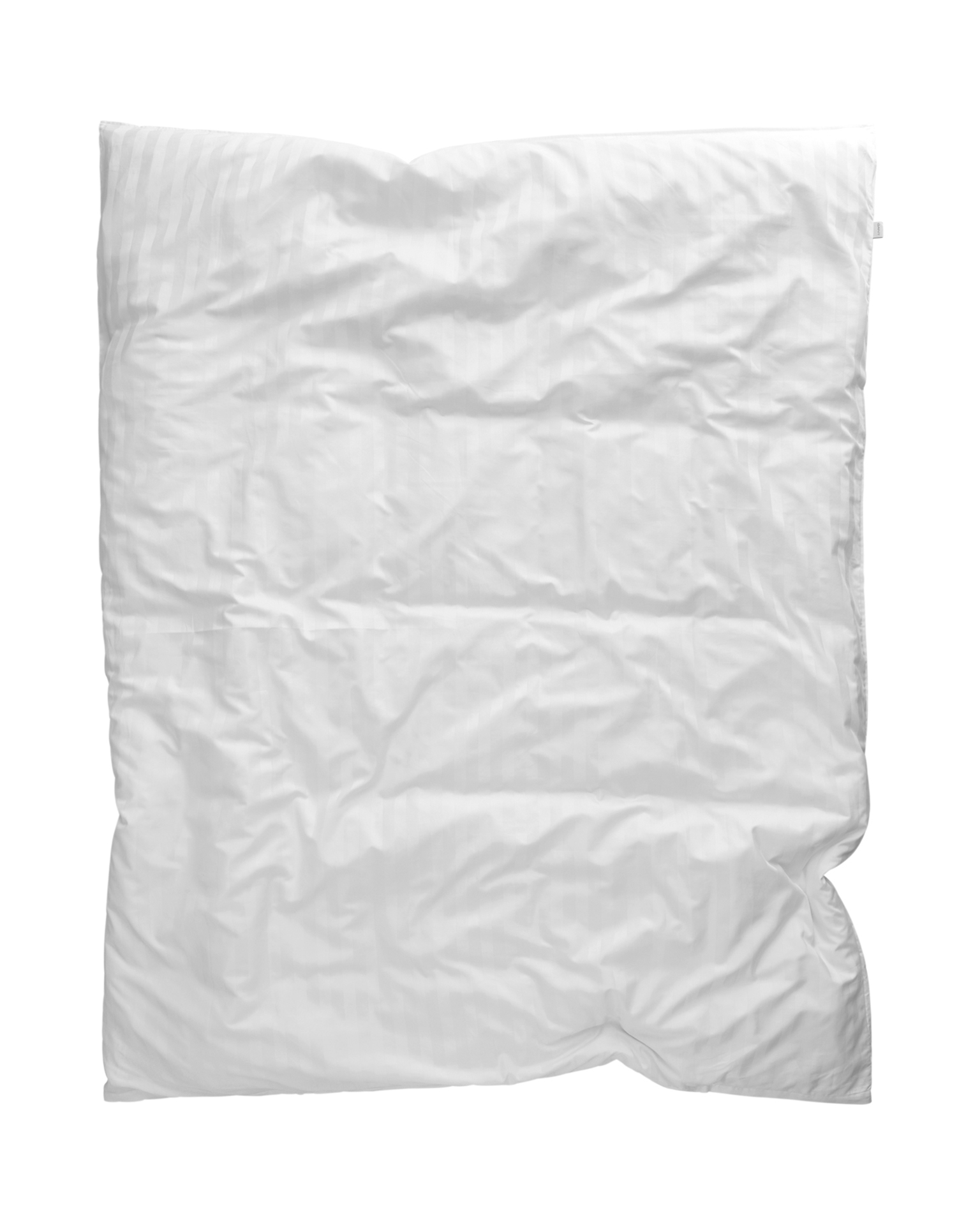 Sateen Stripes Påslakan White Enkel