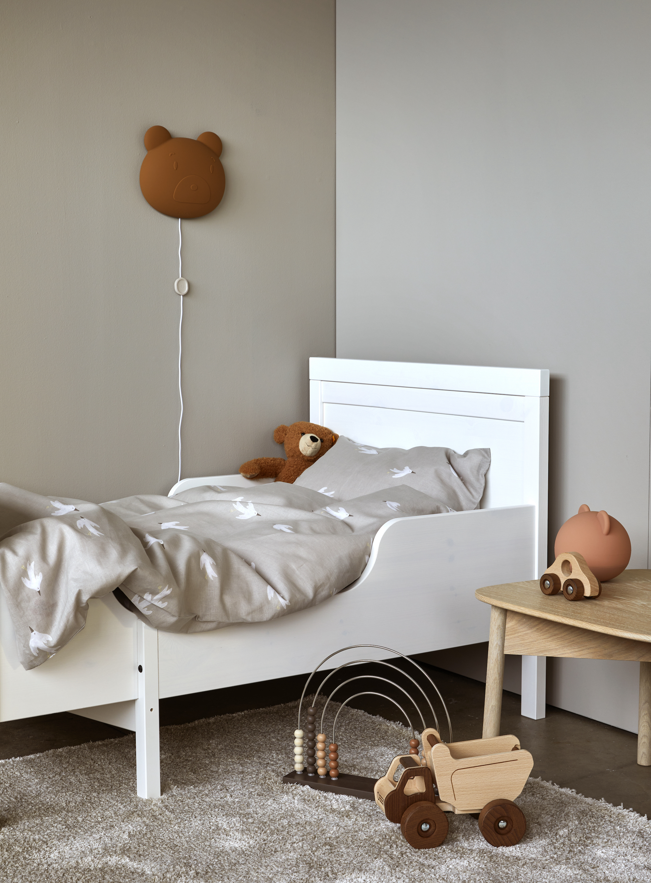 Høie Fina Lapsia Pussilakanasetti Beige