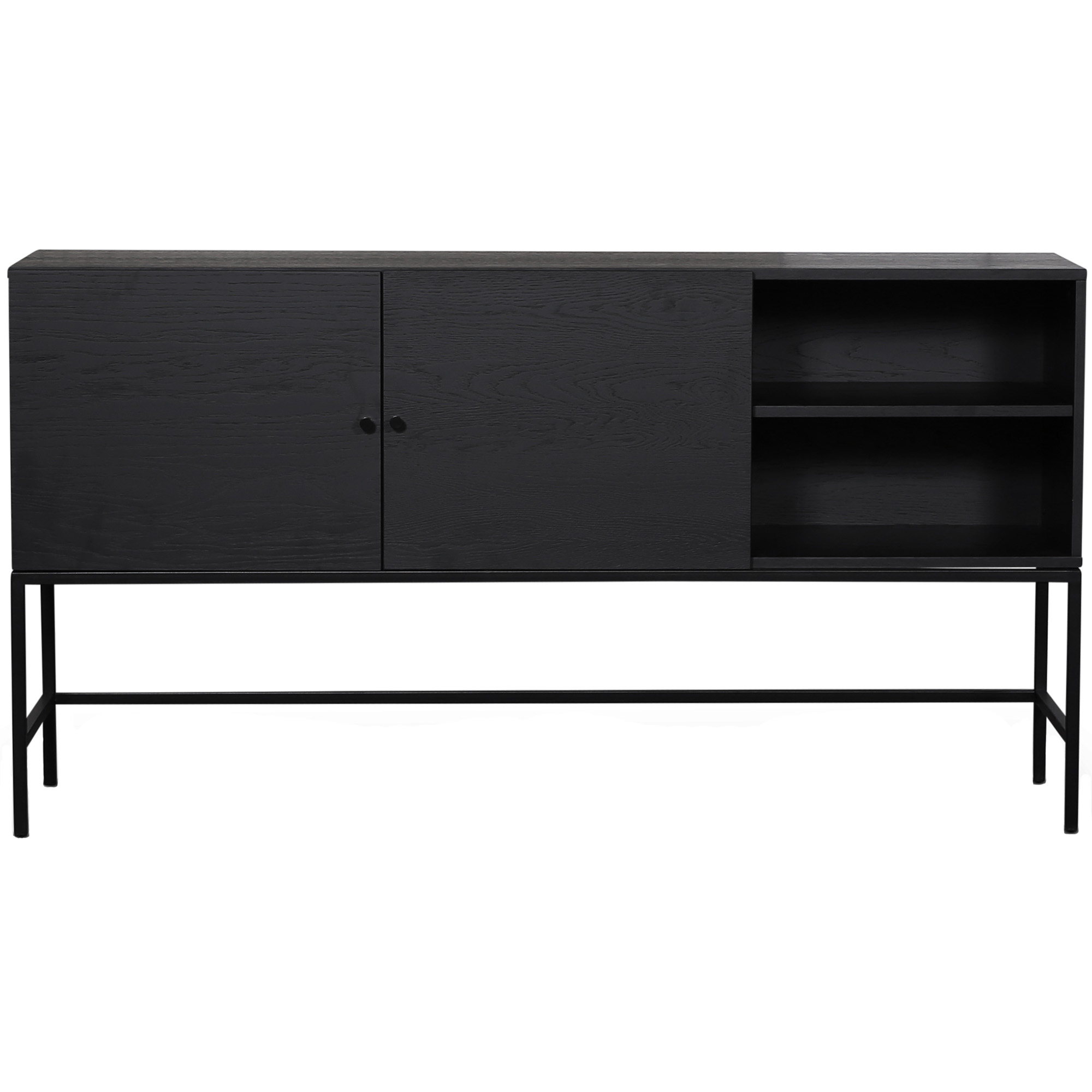 Ezra Sideboard Svartbetsad Ek 160cm