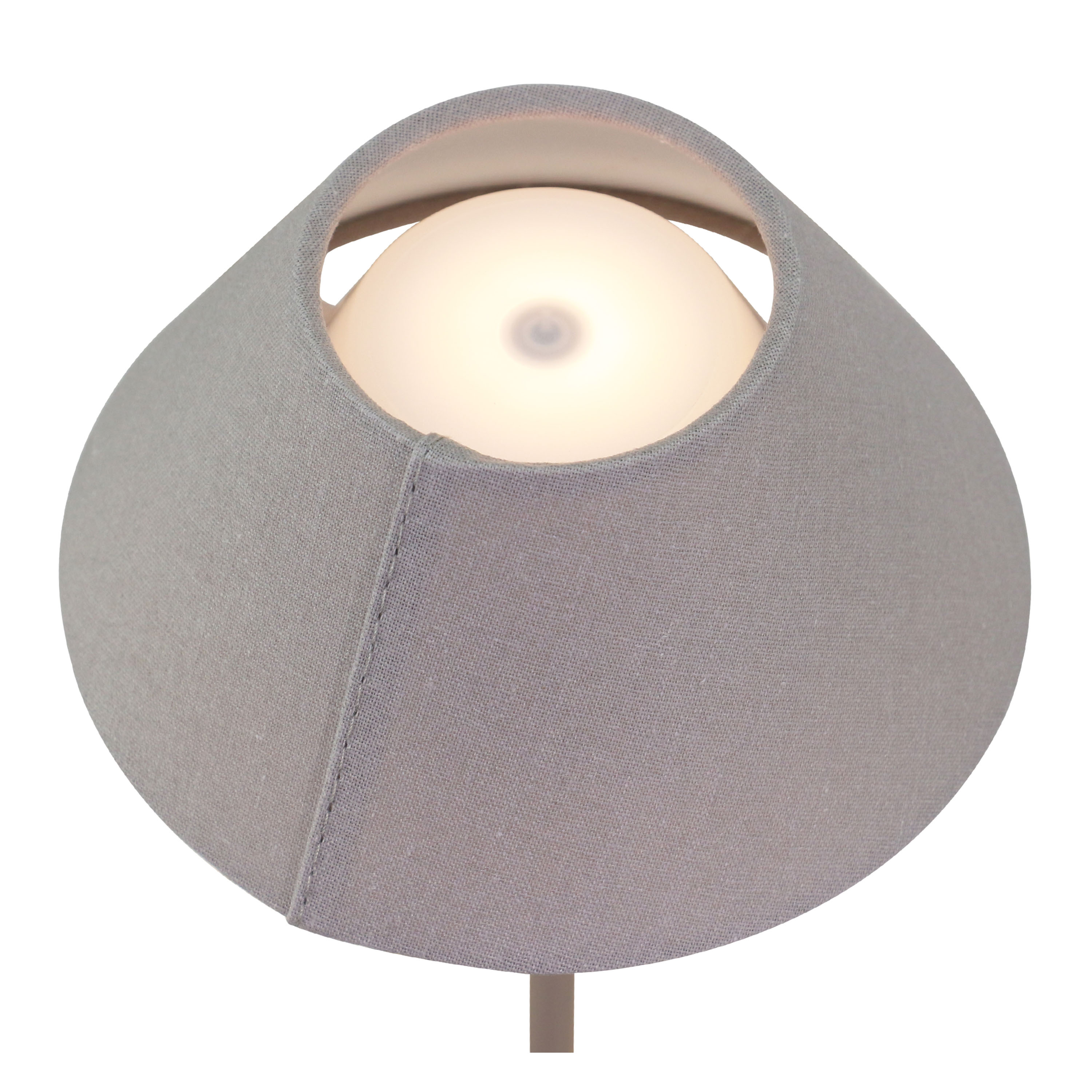 Watt &amp; Veke Teya Tragbare Tischleuchte Warm Grey 26cm