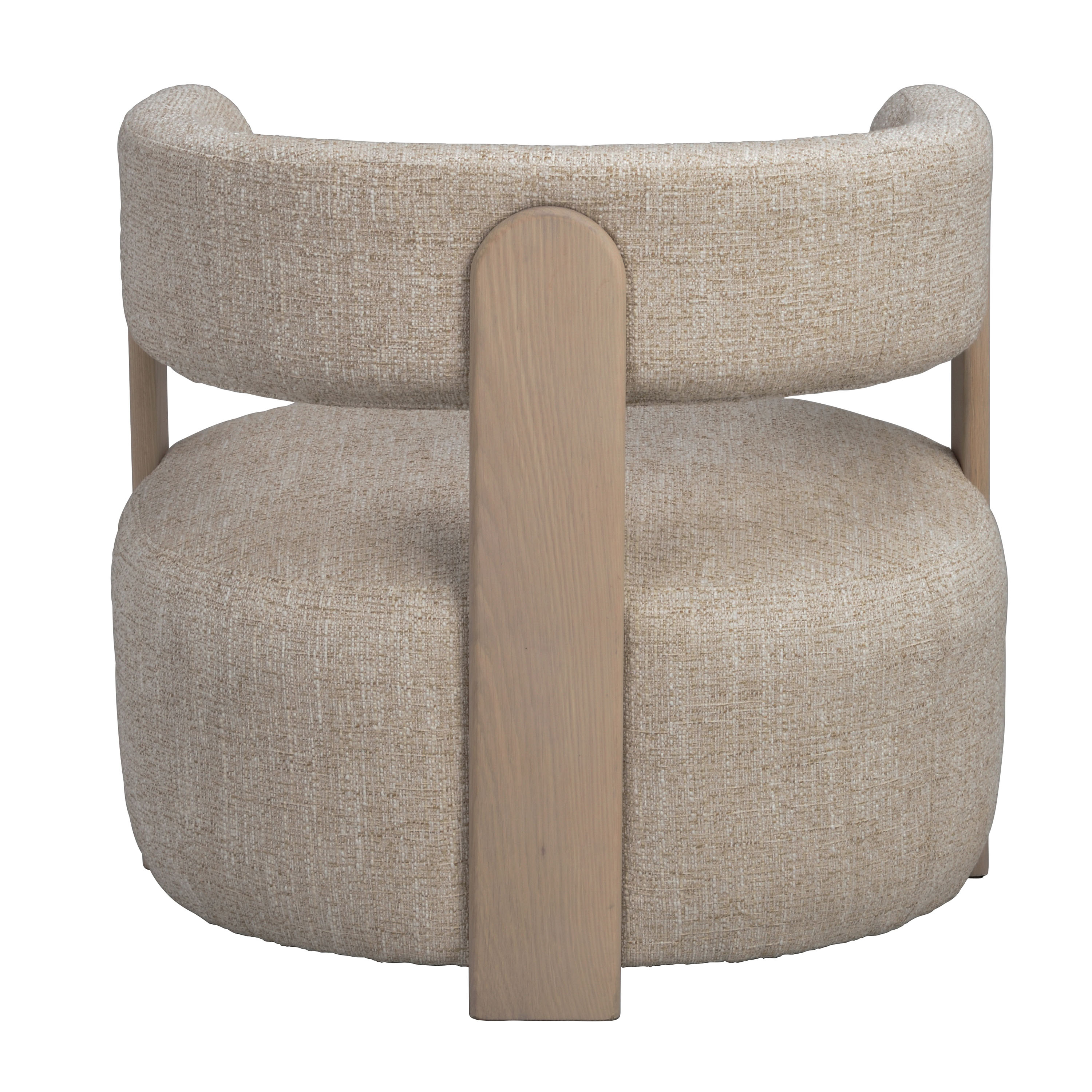 Rowico Home Jenison Loungesessel Hellbeige/Weißpigmentiert