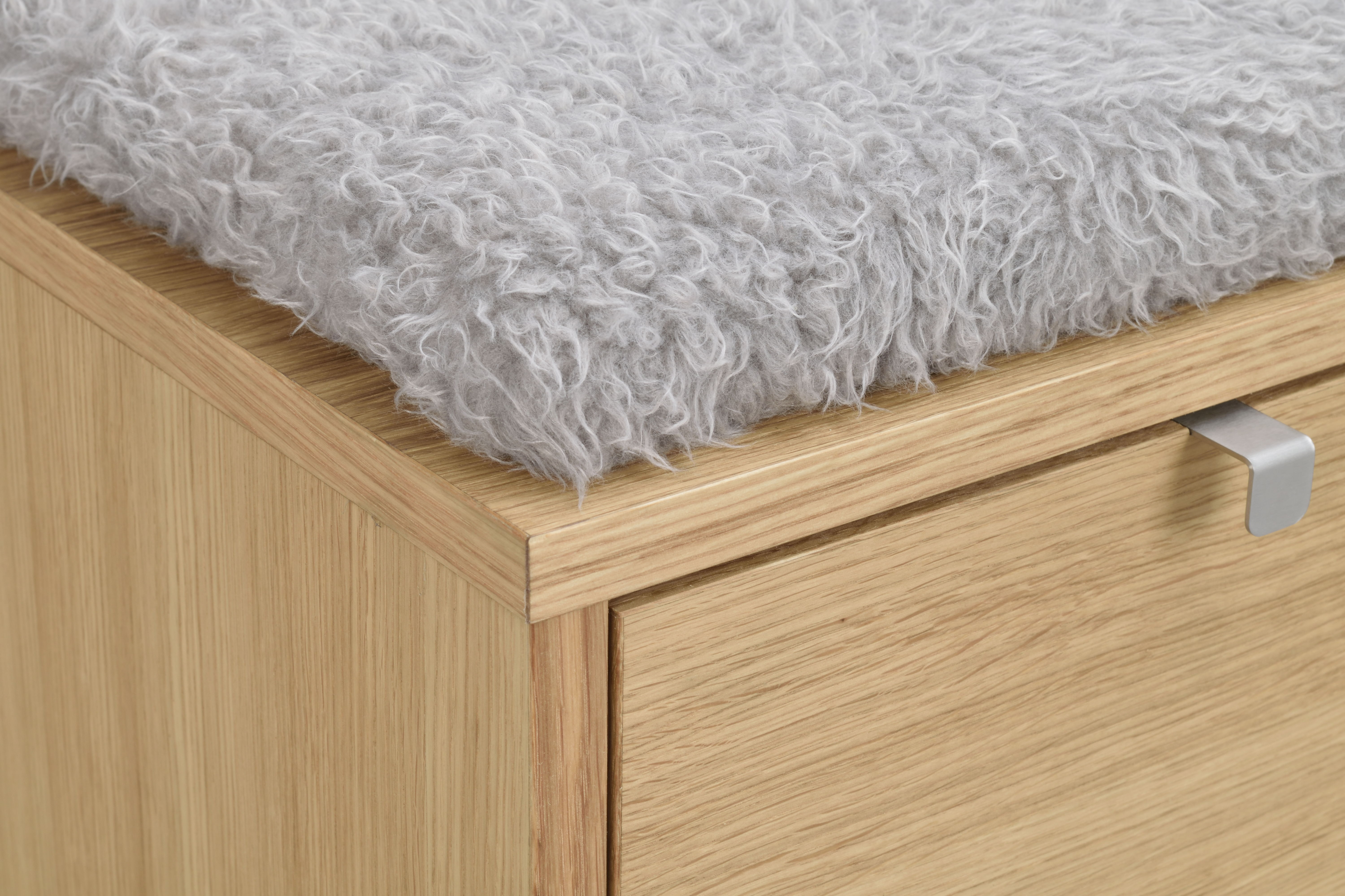 Rowico Home Confetti Bänk 2 Ek/Ljusgrå