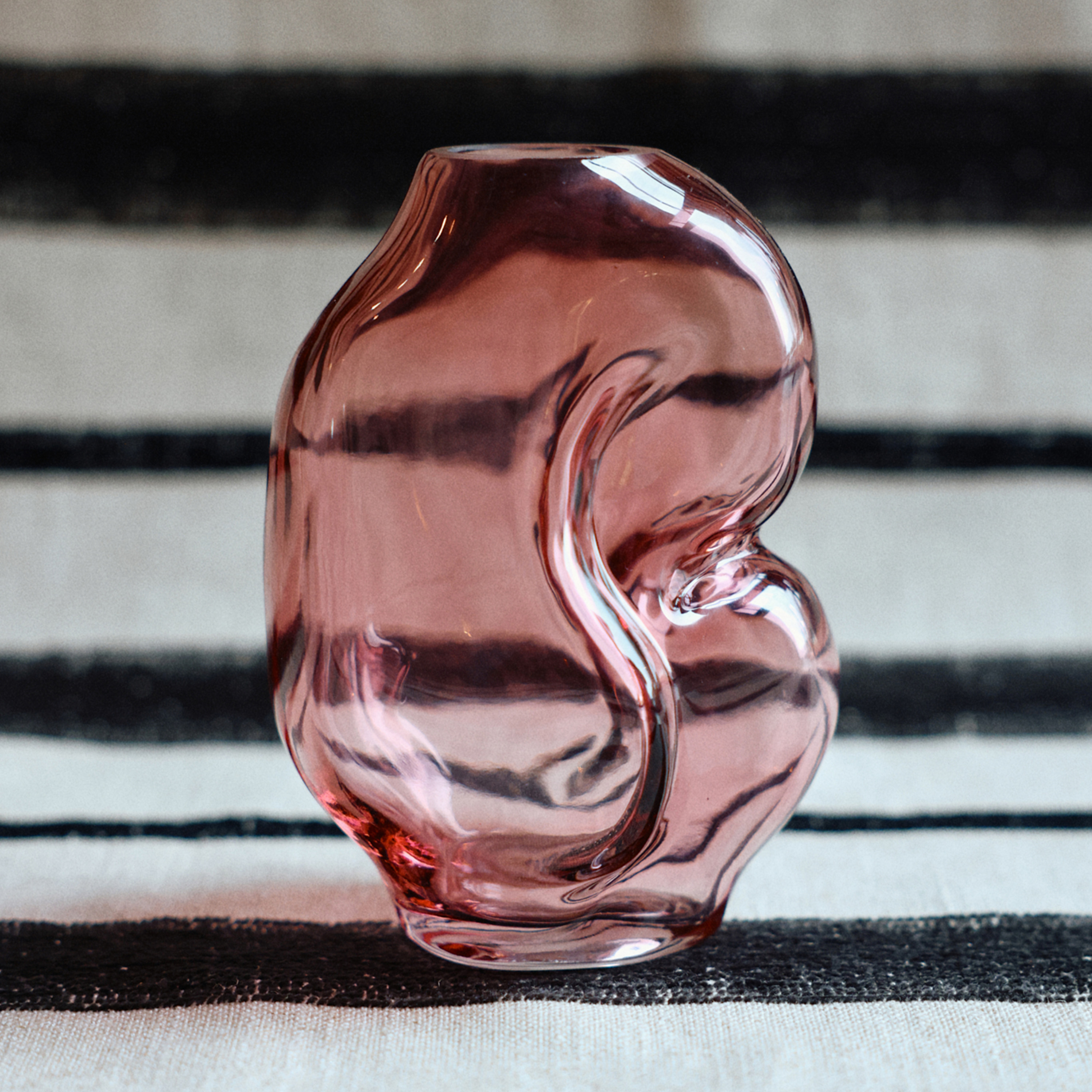 HKliving Gleam Maljakko Lasi Rose 18cm