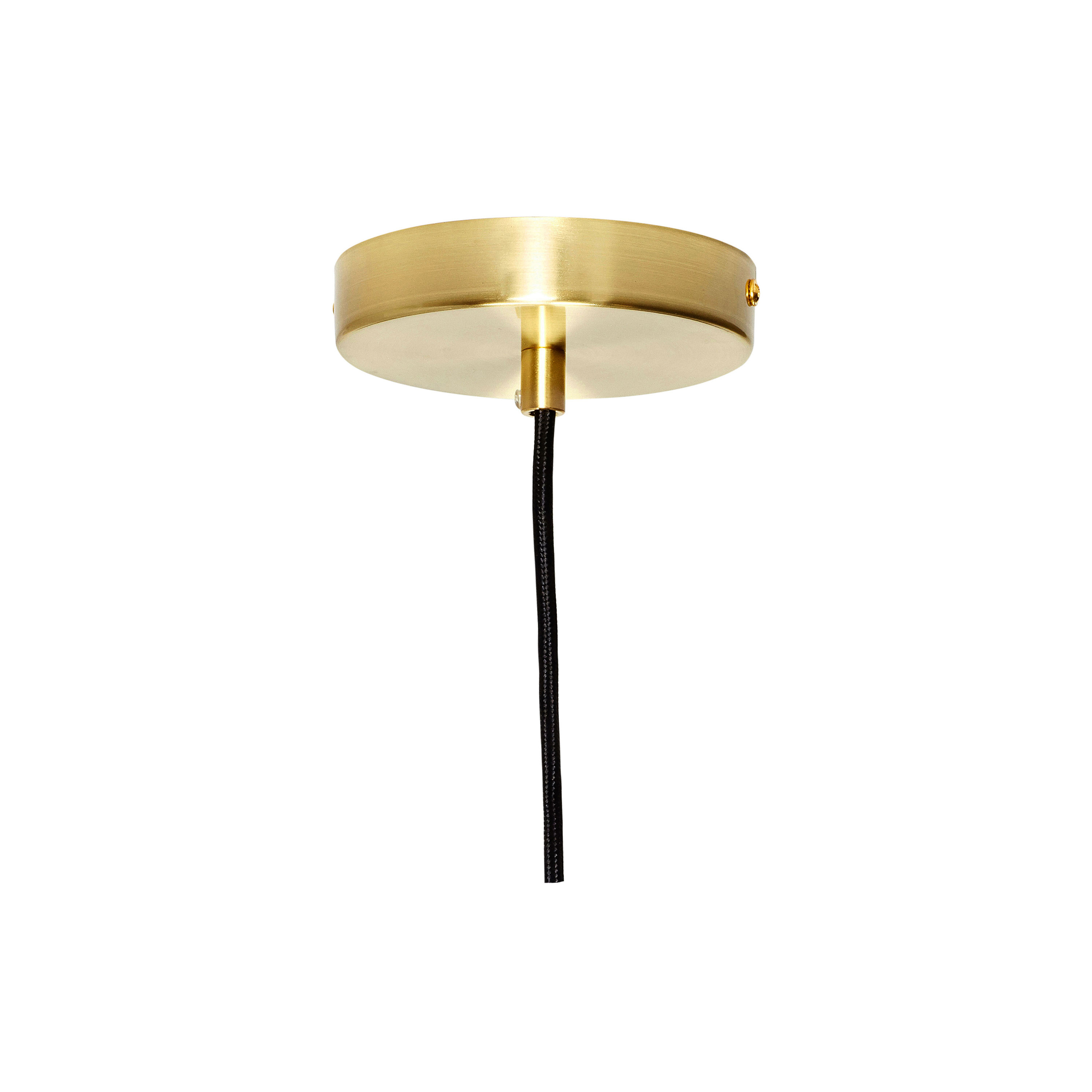 Hübsch Muse Taklampa Vit/Mässing