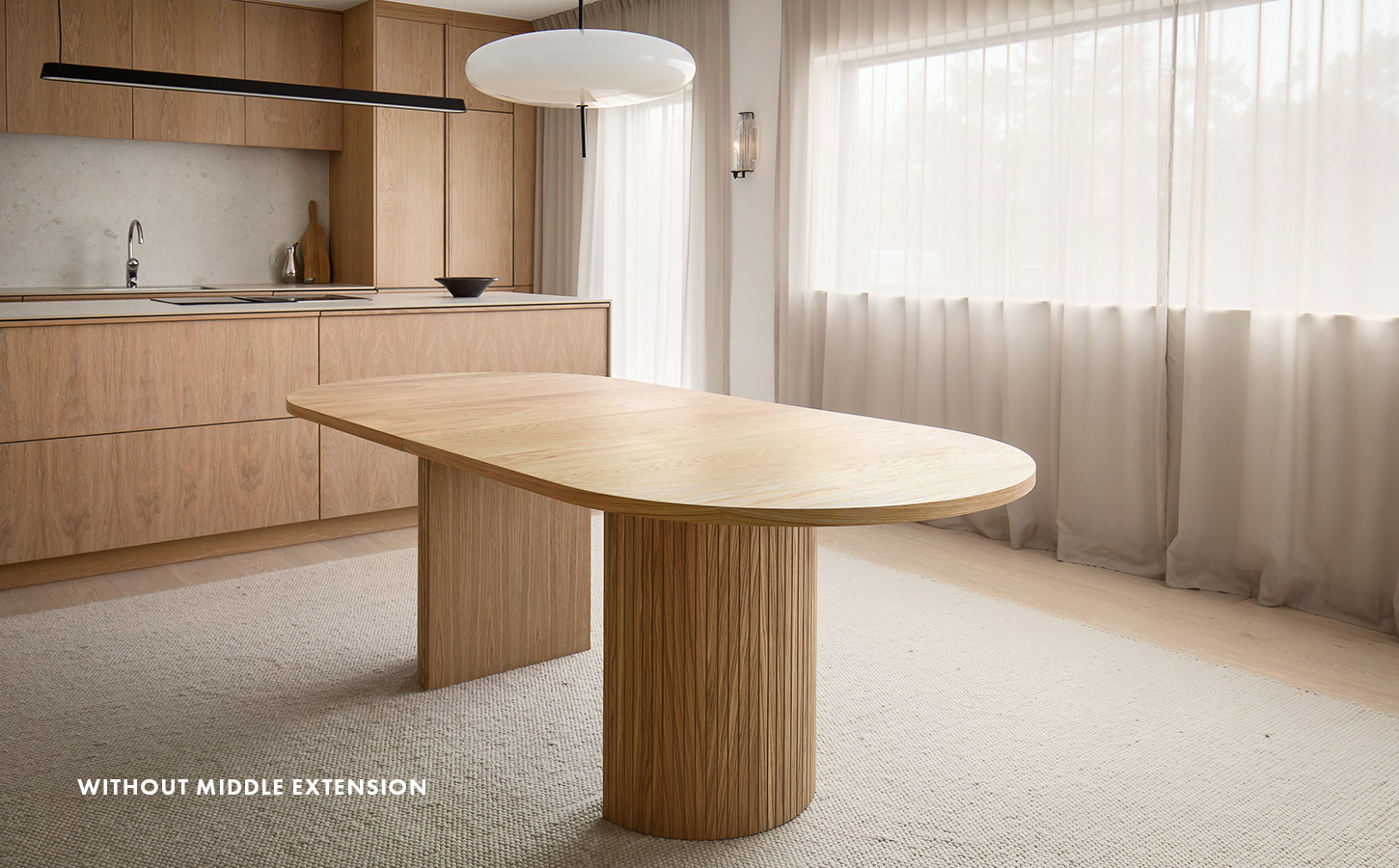 Sleepo Collection Bauer Matbord Ek 220+50