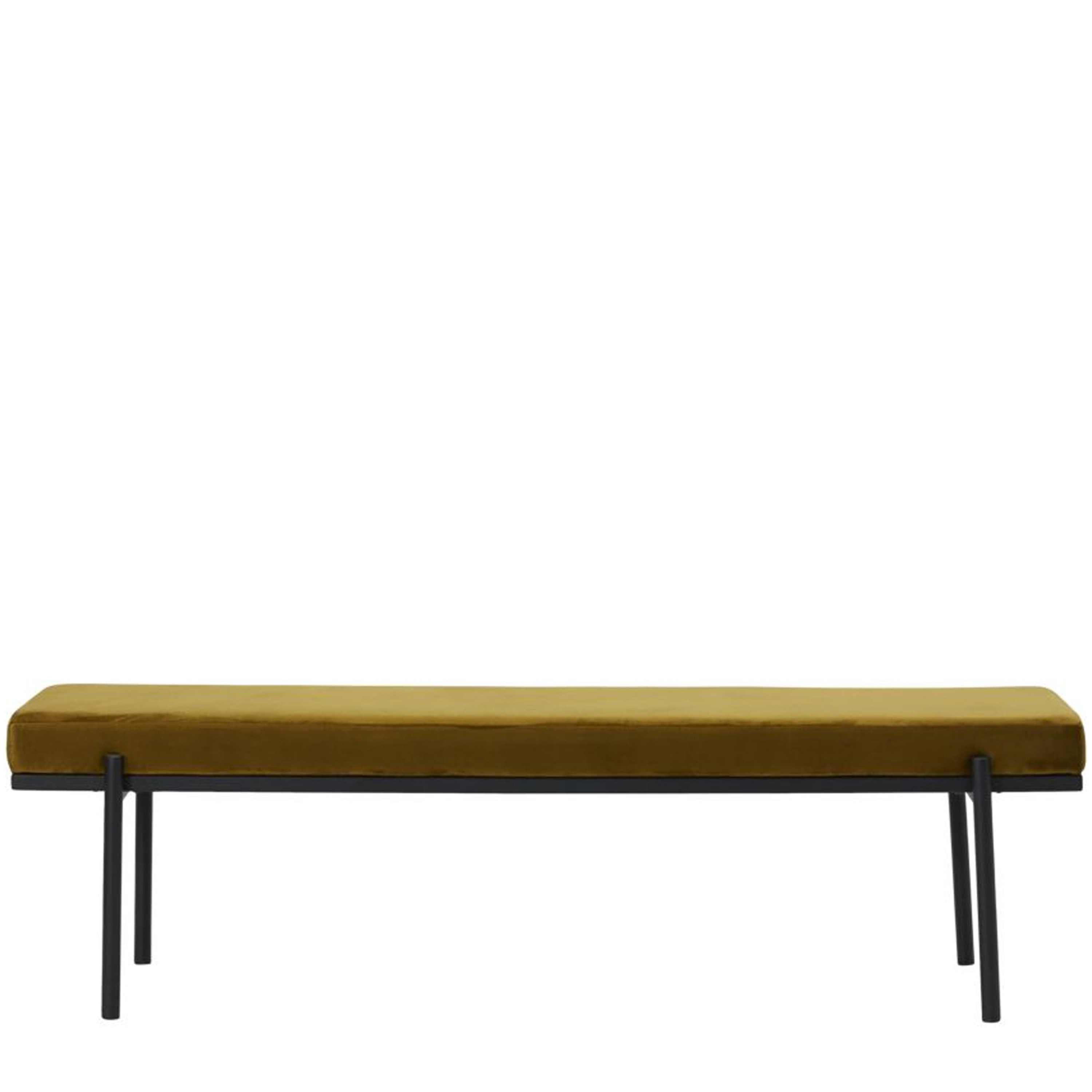 Lao Bänk Sammet Dark Olive 160cm