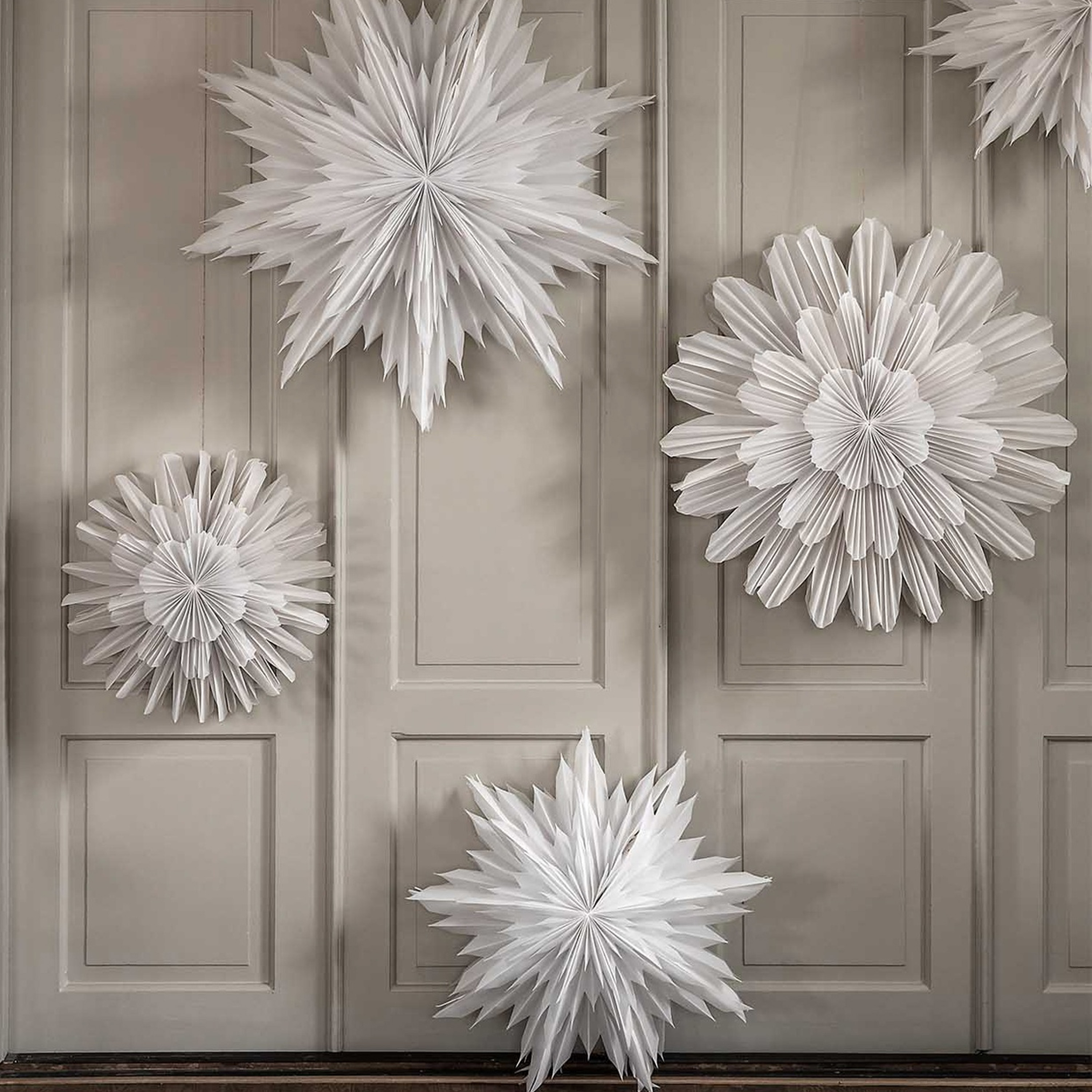 Watt &amp; Veke Oslo Weihnachtsstern Weiß 44cm