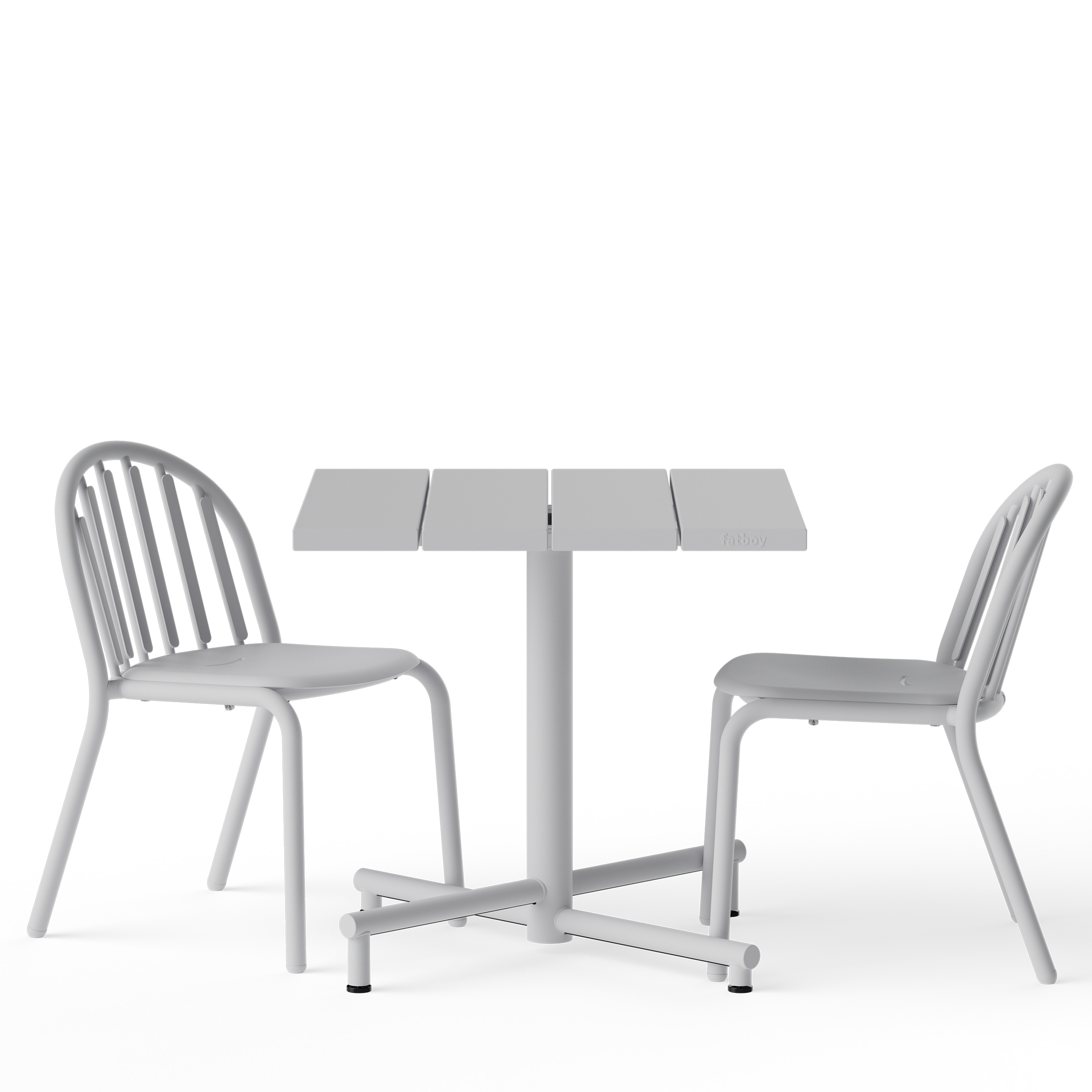 Fatboy Fred's Square Bistreau Bord Light Grey 80x80