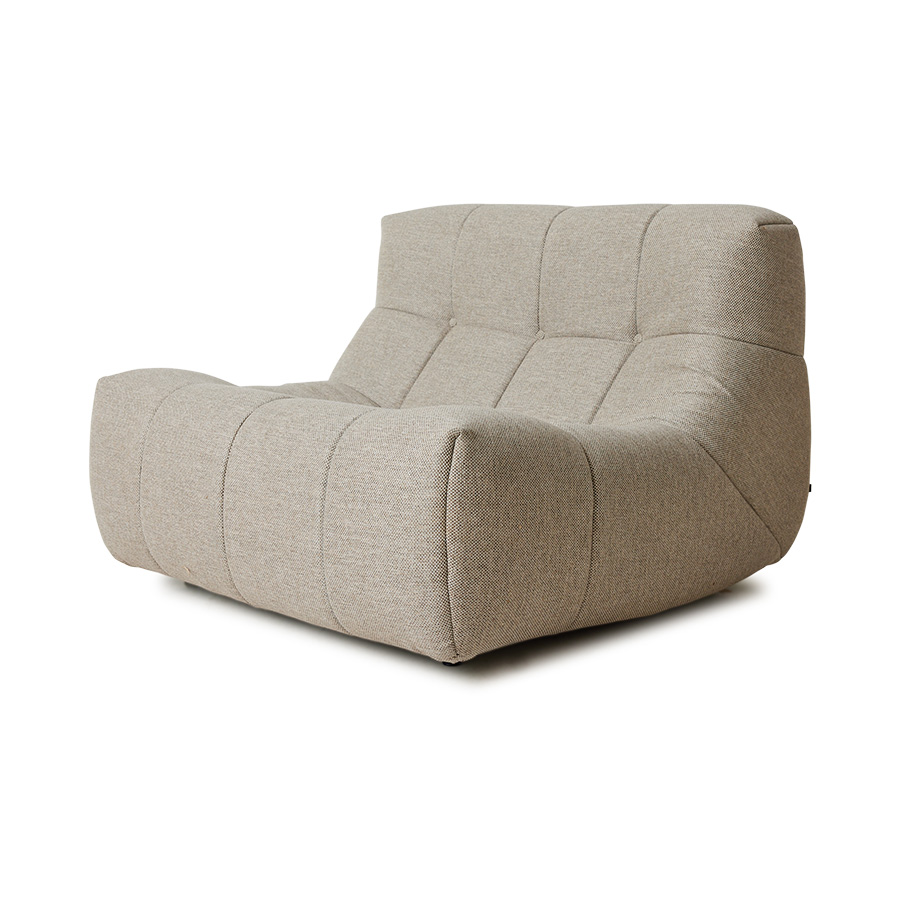 HKliving - Lazy Loungestol Outdoor Natural - Beige