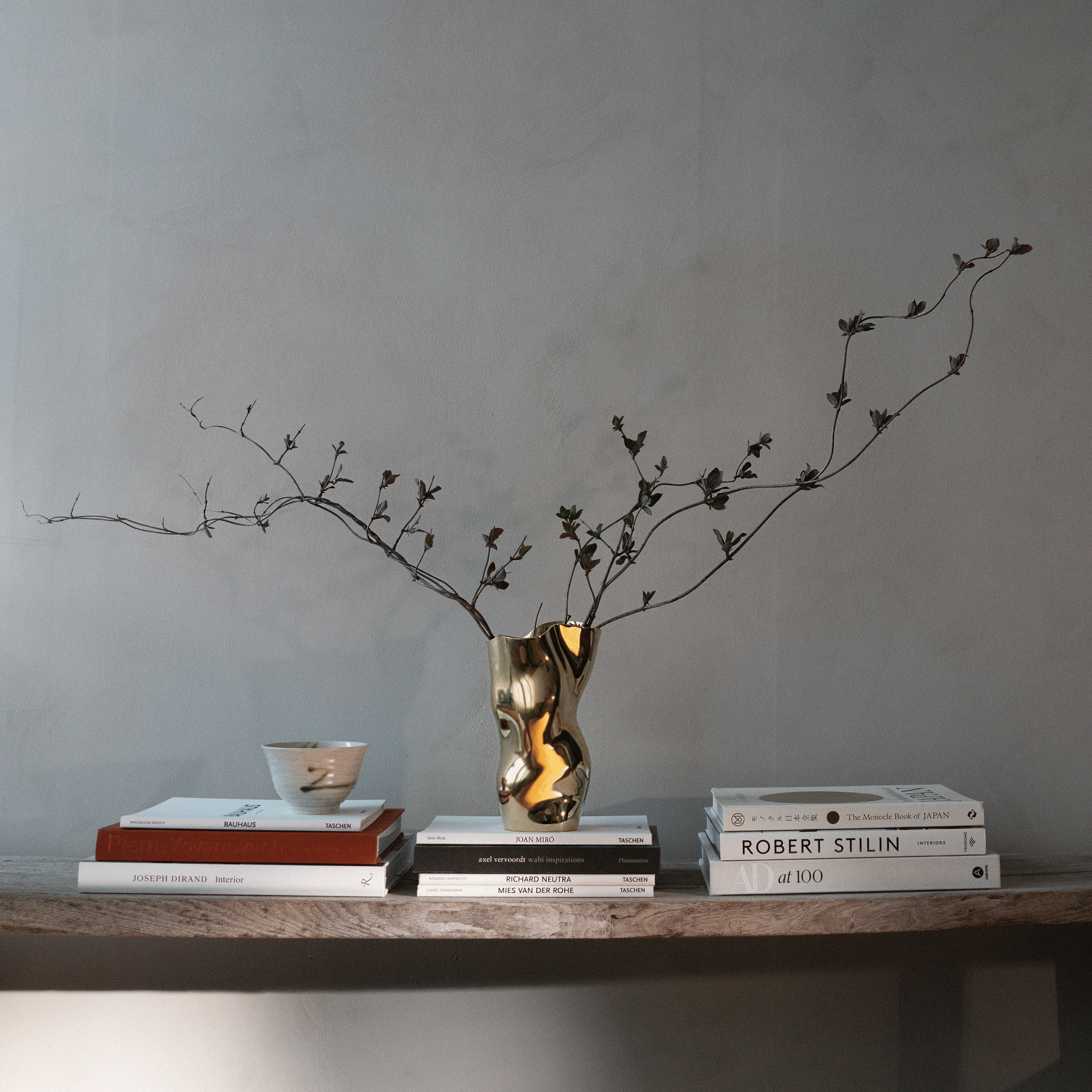 Hein Studio Ostrea 25 Maljakko Messinki 25cm