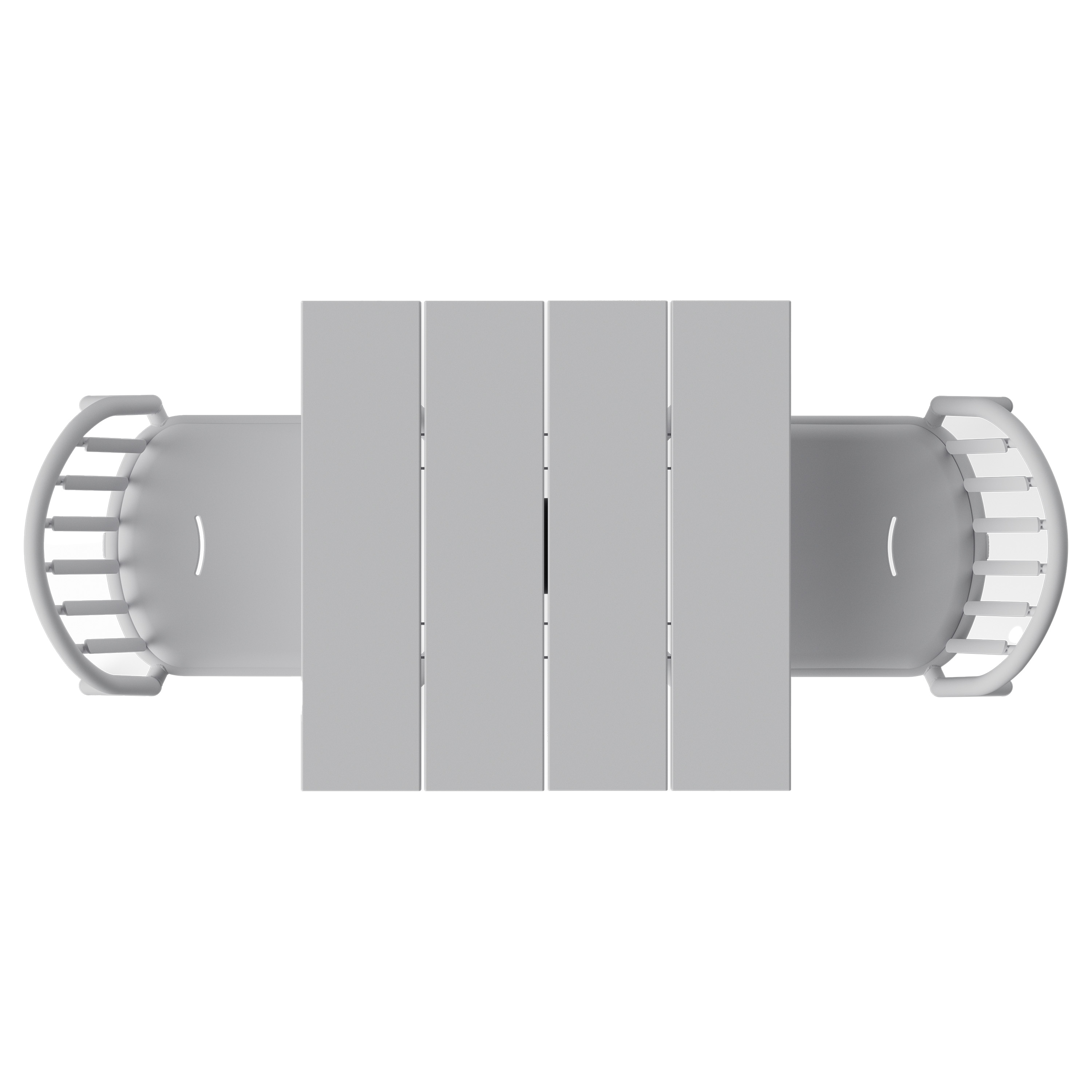 Fatboy Fred's Square Bistreau Bord Light Grey 80x80