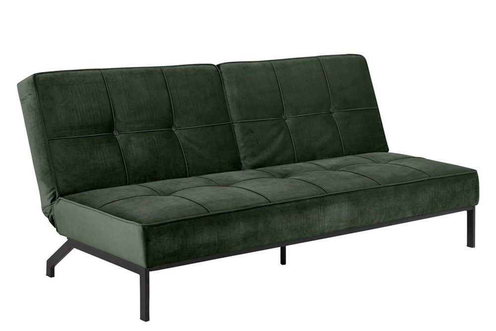 Nordic Home - Sund Schlafsofa Samt Grün 198cm