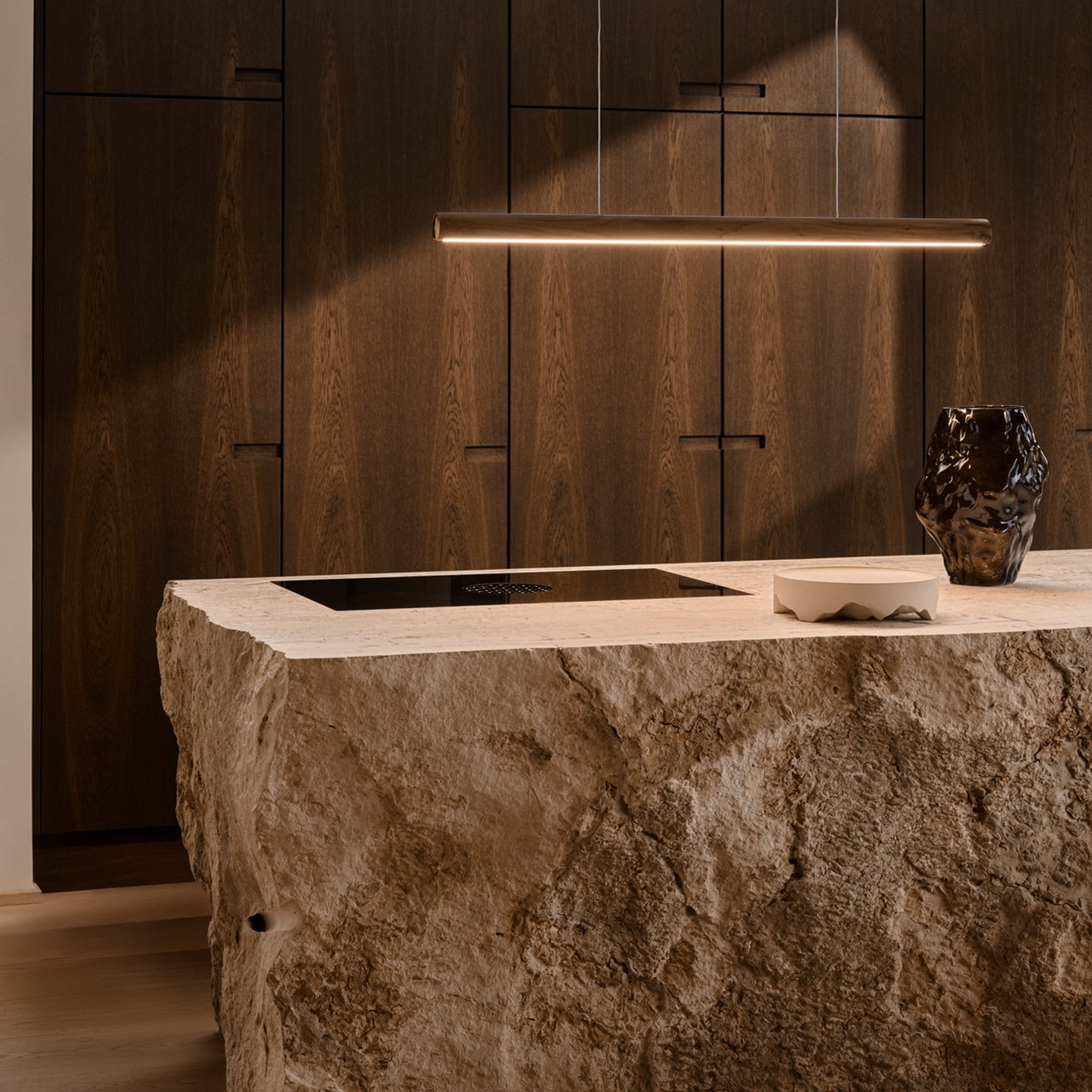 Design For The People Akeno Taklampa Brun 115cm