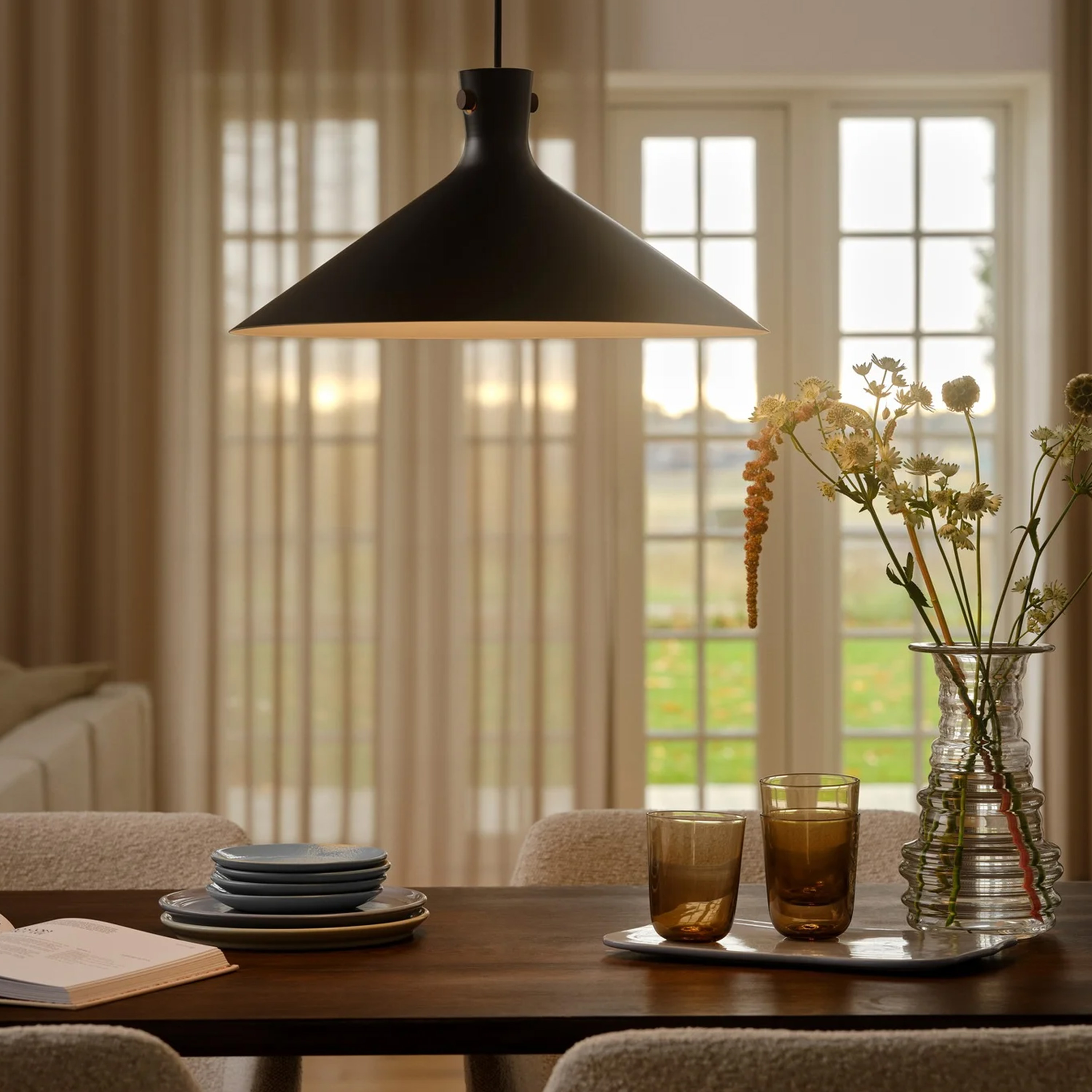 Nordlux Dorina 45 Pendelleuchte Schwarz