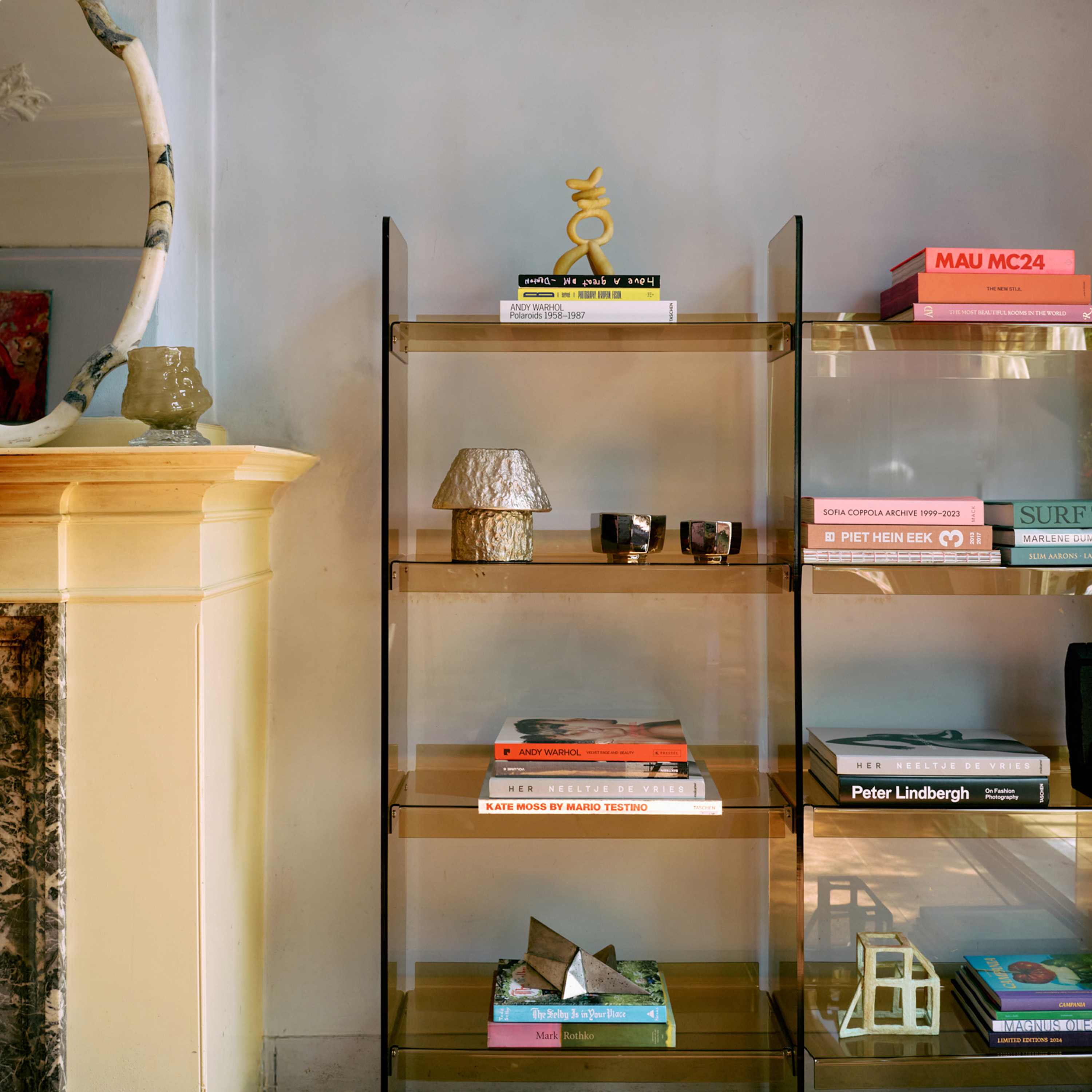 HKliving Artefact Bordslampa Aluminum