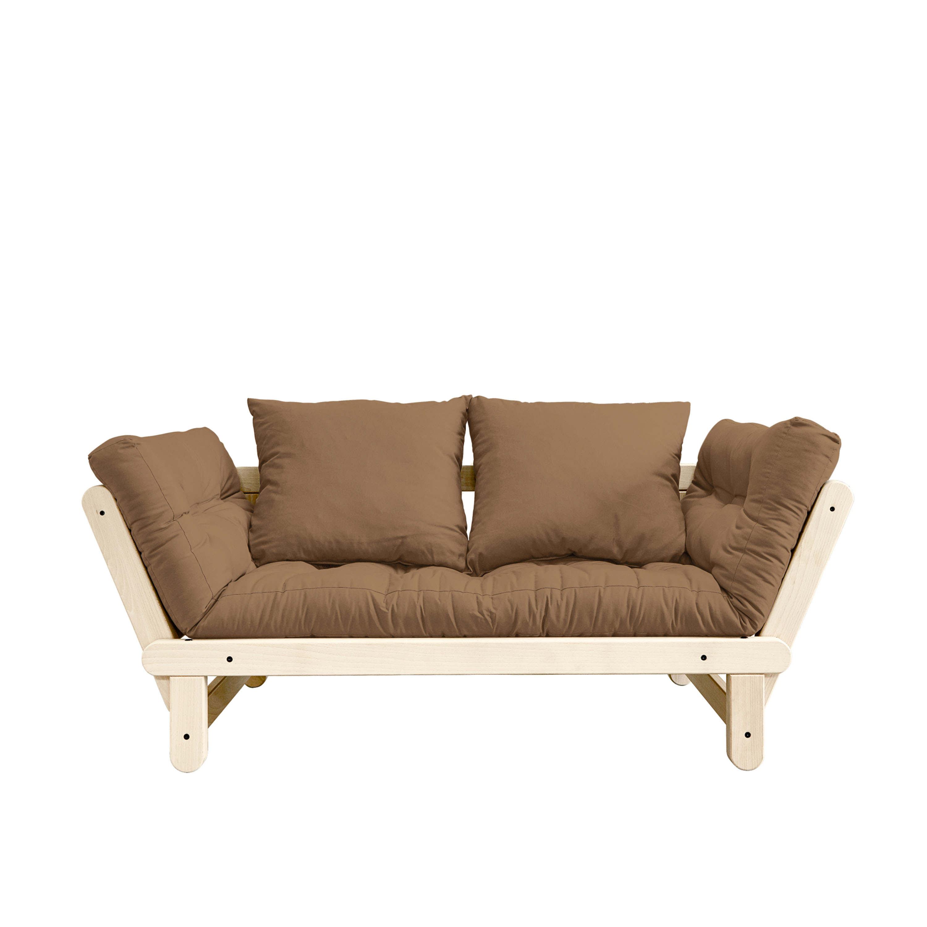 Beat Bäddsoffa Natur/Mocca 200cm