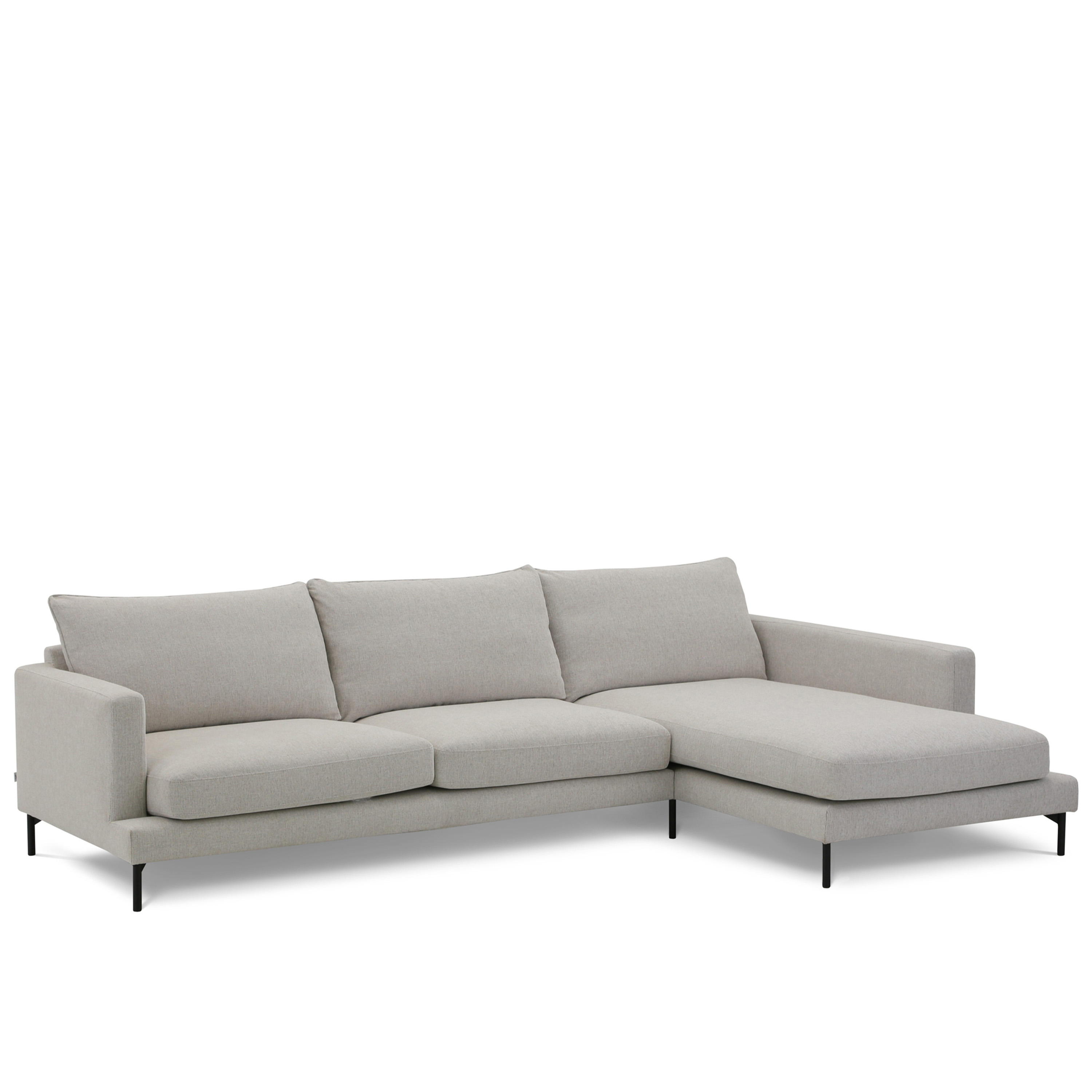 Olivia 4-Sitzer Chaiselongue Sofa Rechts Natur 297cm