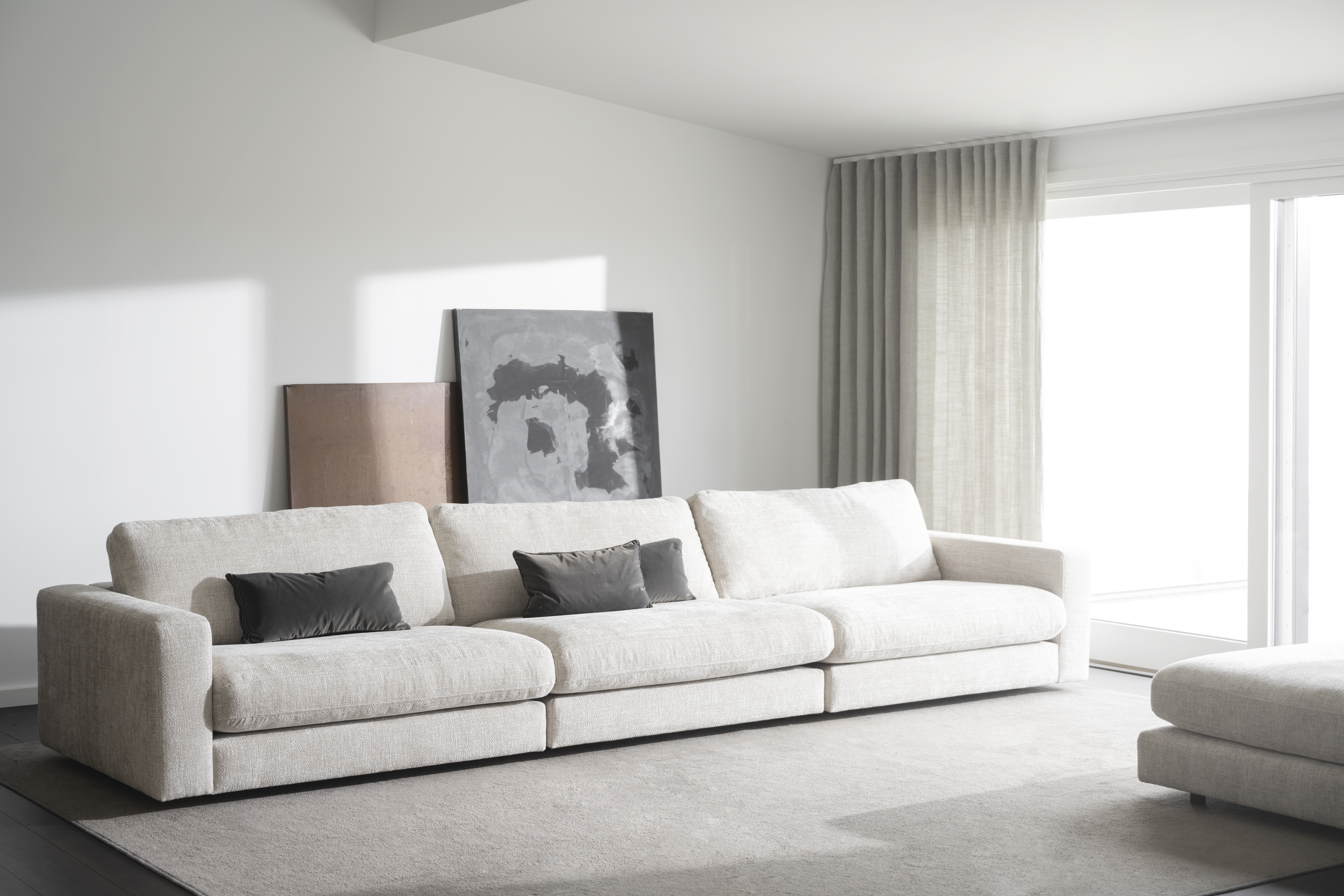 Rowico Home Duncan 1.5-sits Högermodul Ljusgrå