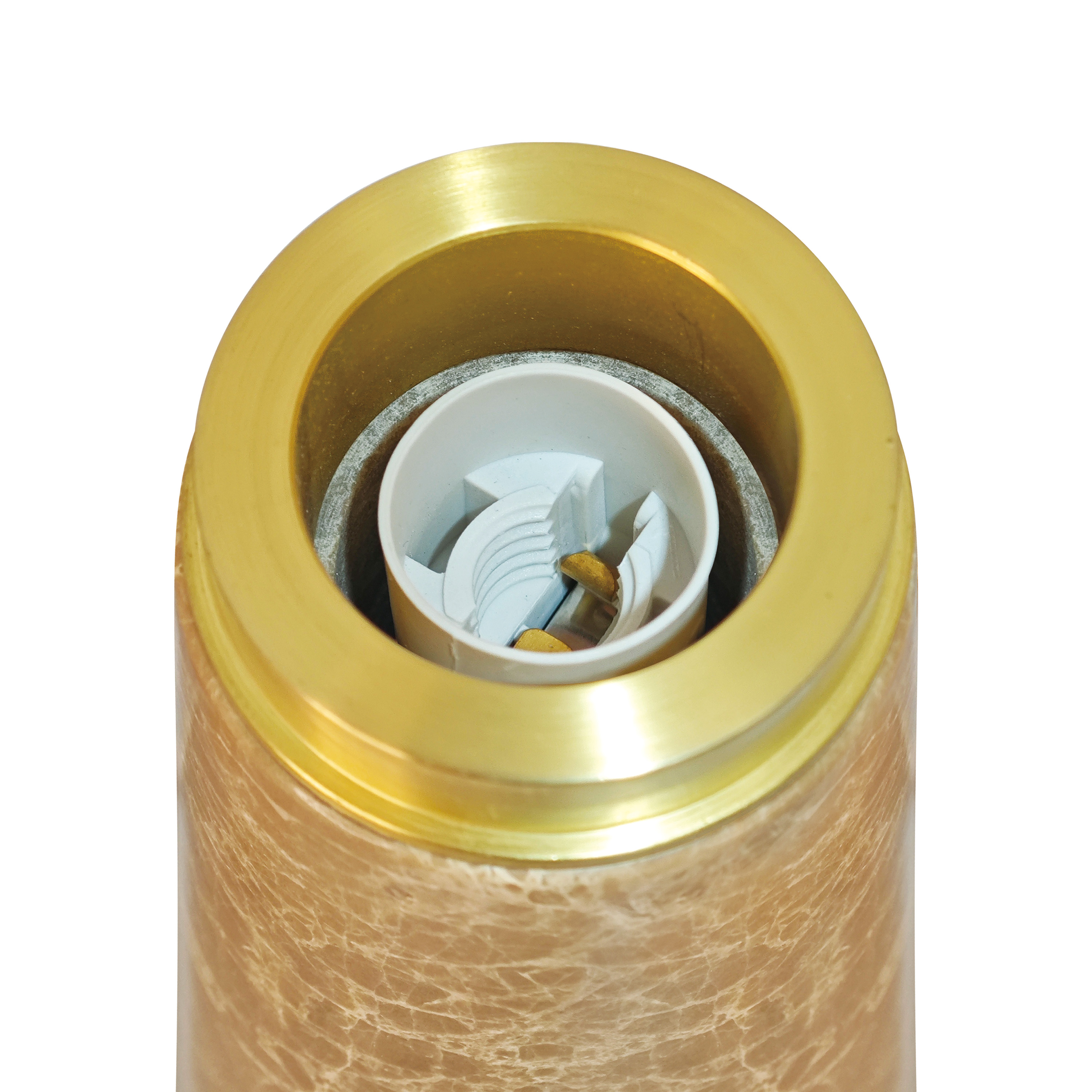 Design For The People Glossy Mini Tischlampe Beige 24cm