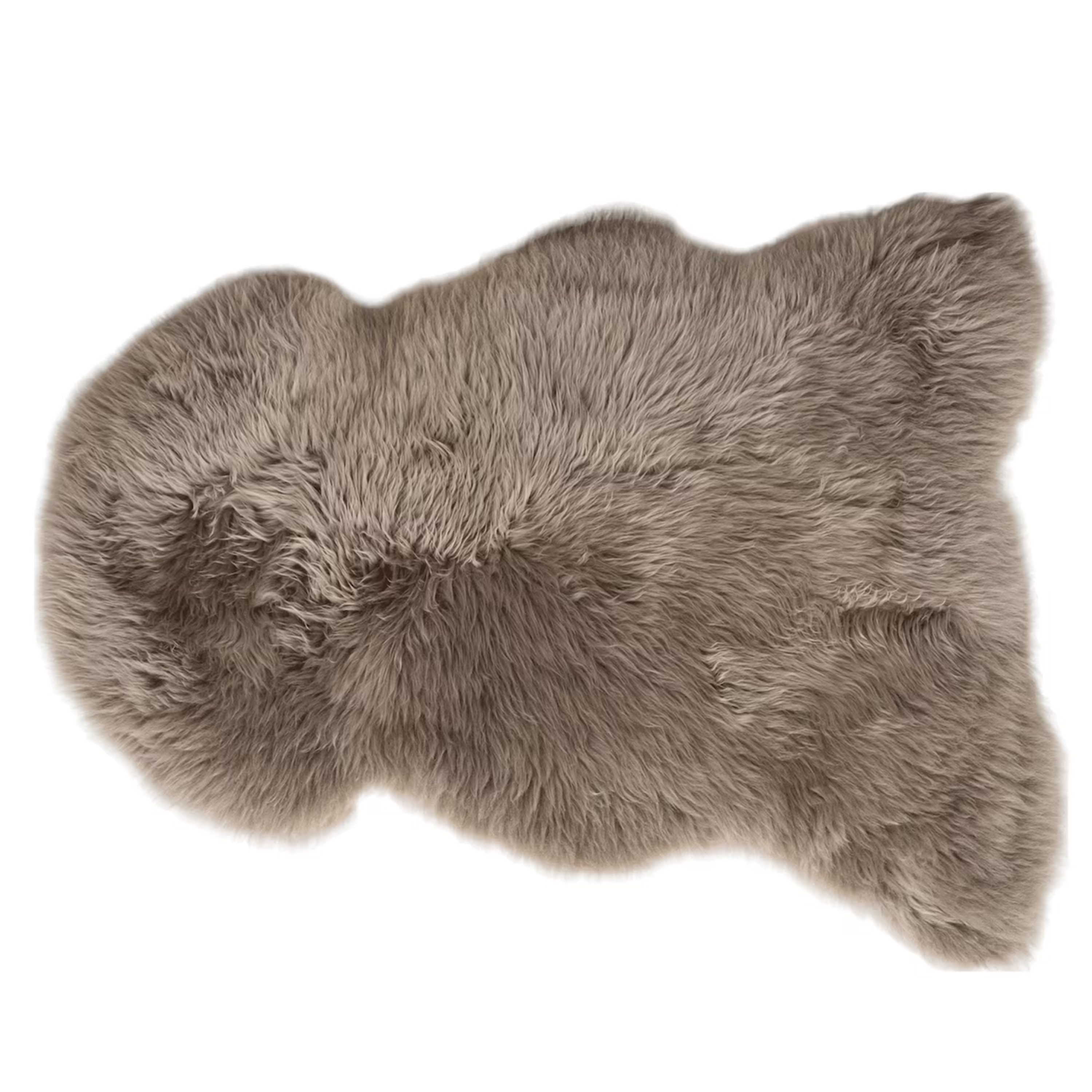 Livia Långhårigt Fårskinn Mushroom 105x70