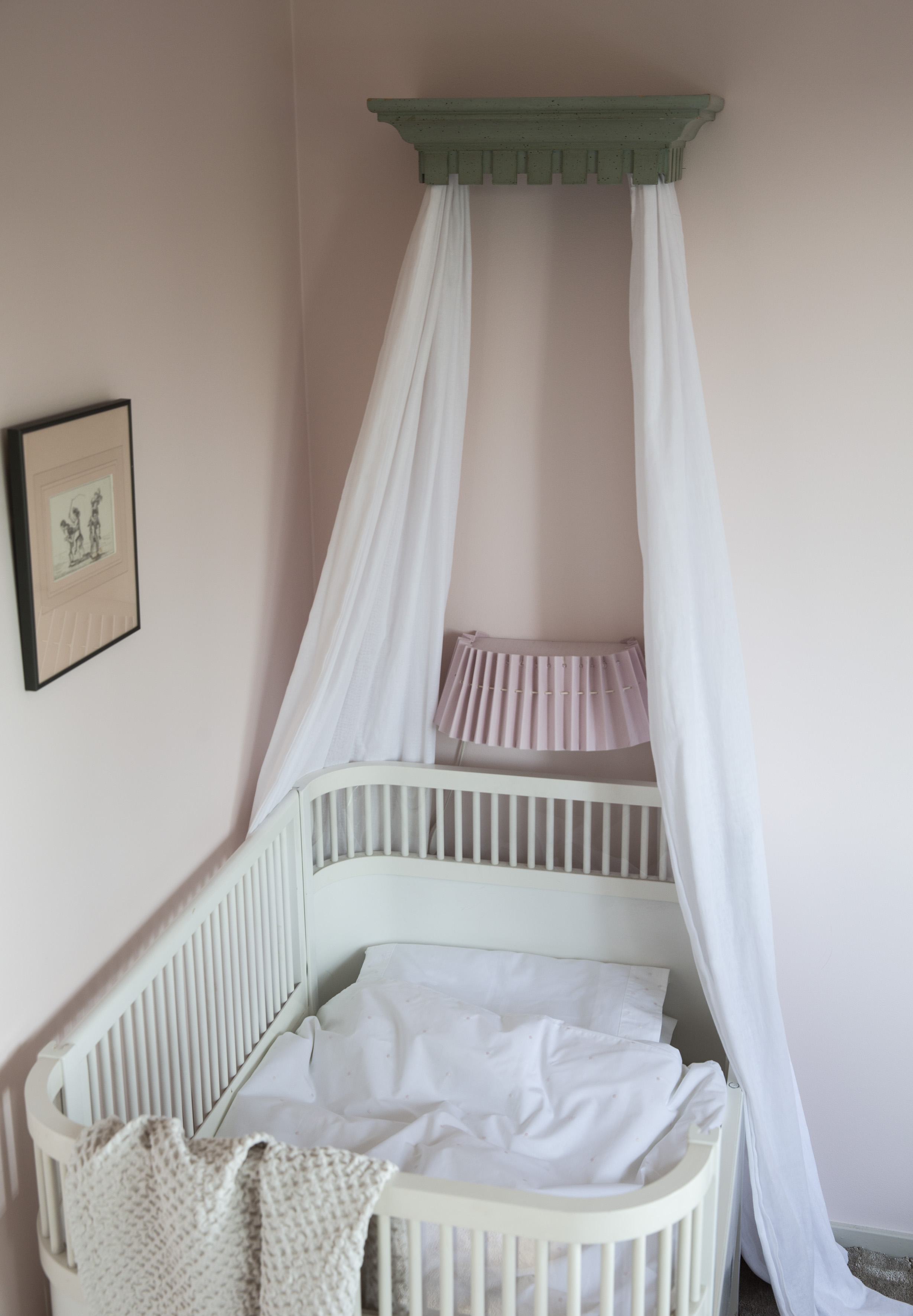 Mille Notti Bello Baby Påslakan EKO Spjälsäng Ljusrosa