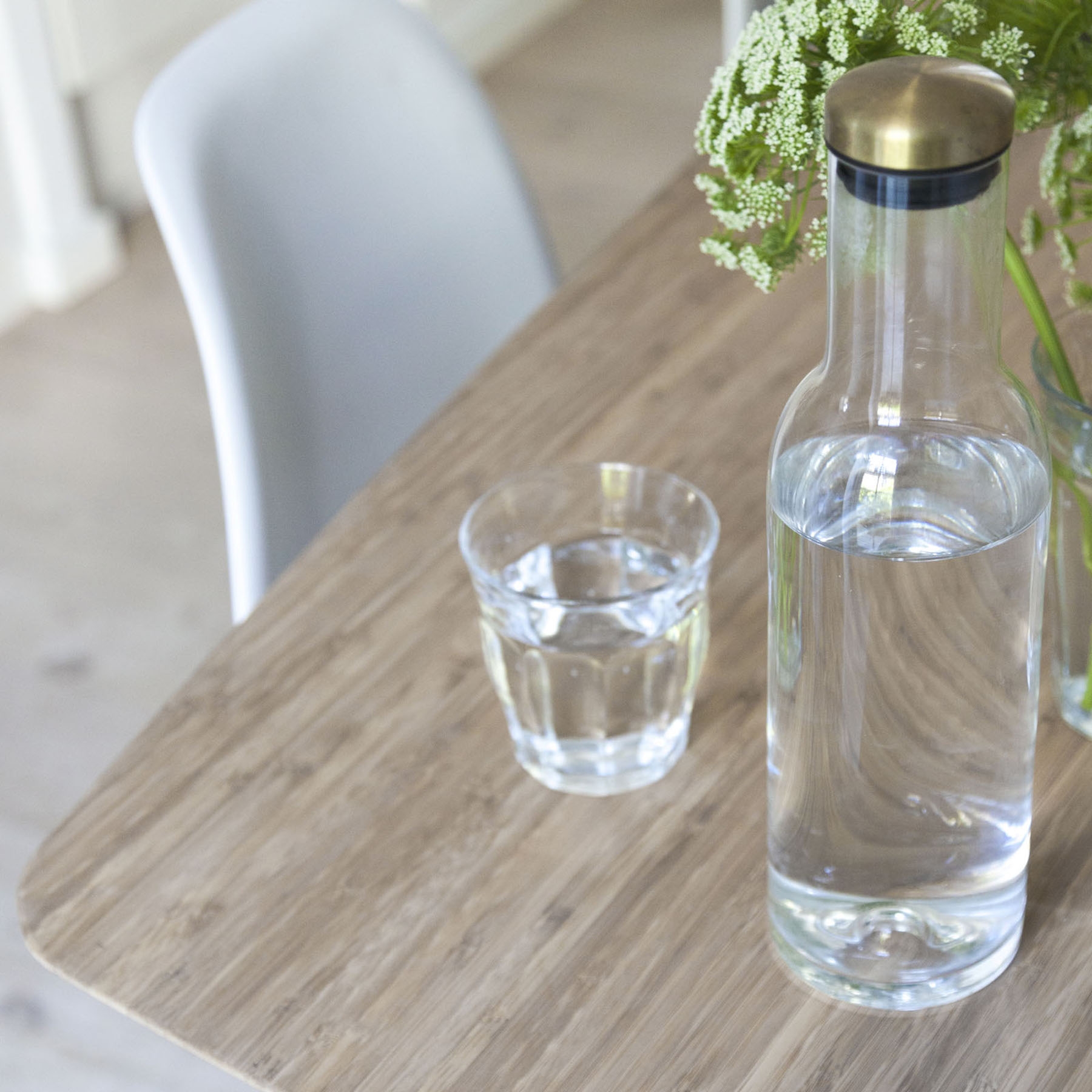 Cinas Noble Ruokapöytä Bambu 182cm