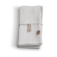 Classic Servett Linne Light Grey 4-Pack