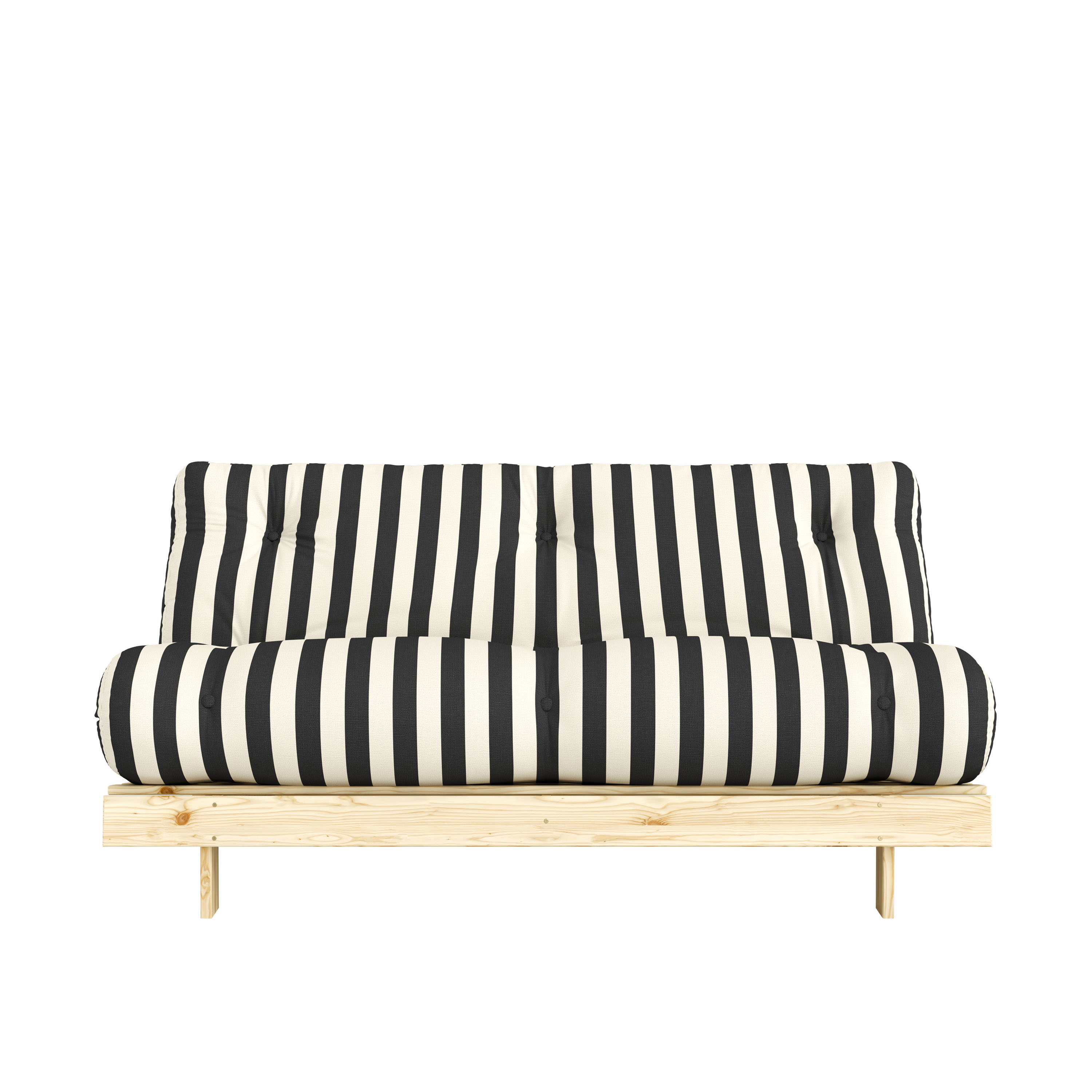 Karup Design Roots Bäddsoffa Natur/Black White 160cm