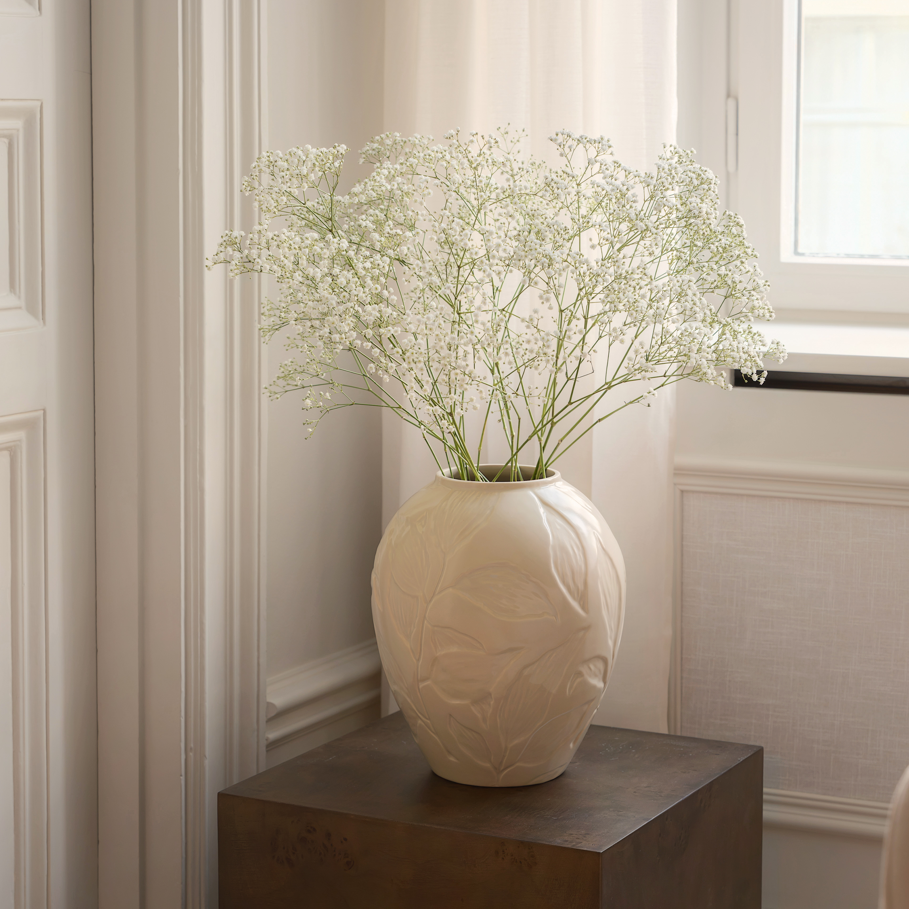 Bergs Potter Florita Vas Glasert Sandstein 30cm