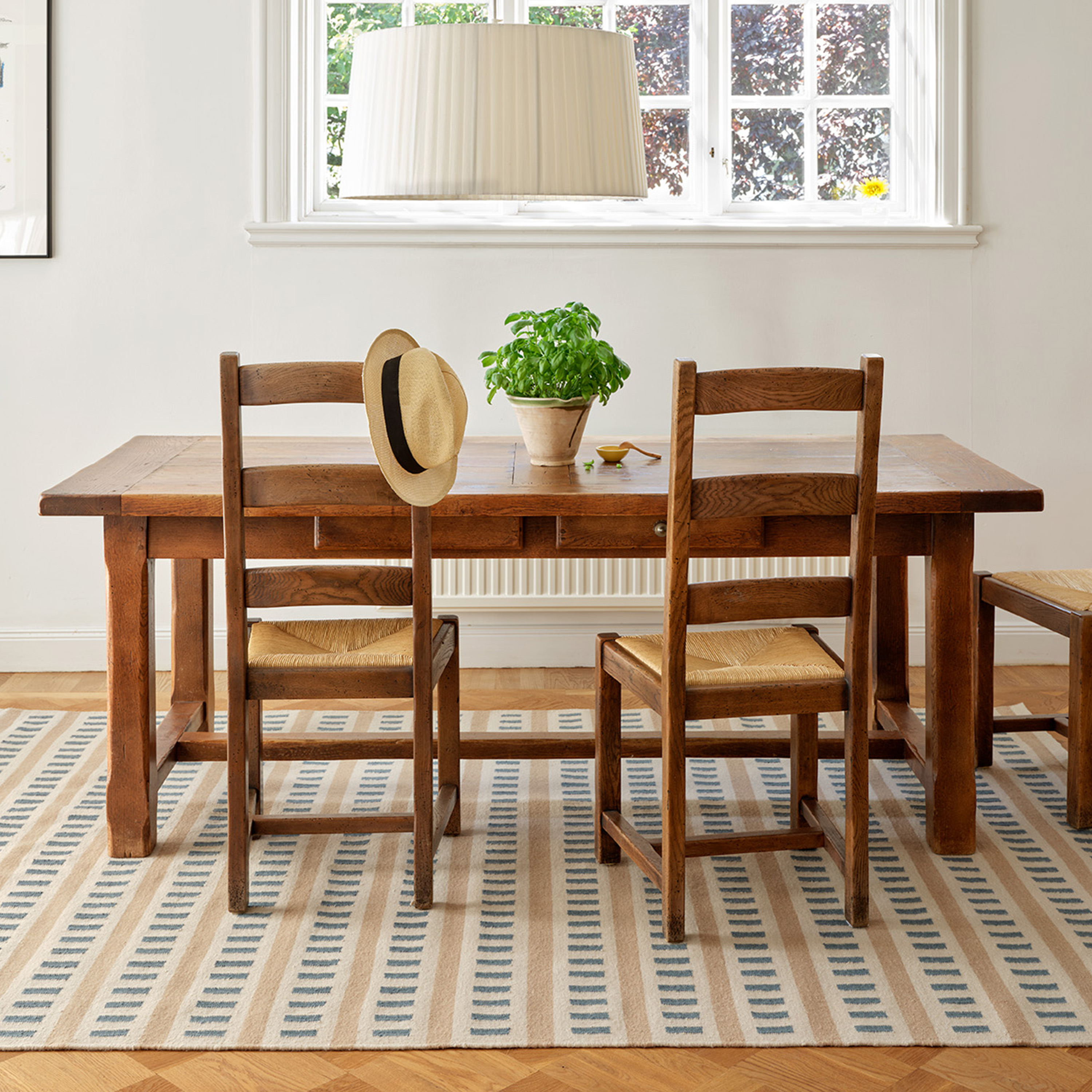 Chhatwal &amp; Jonsson Ladakh Ullmatta Off White/Light Beige/Heaven Blue 180x270