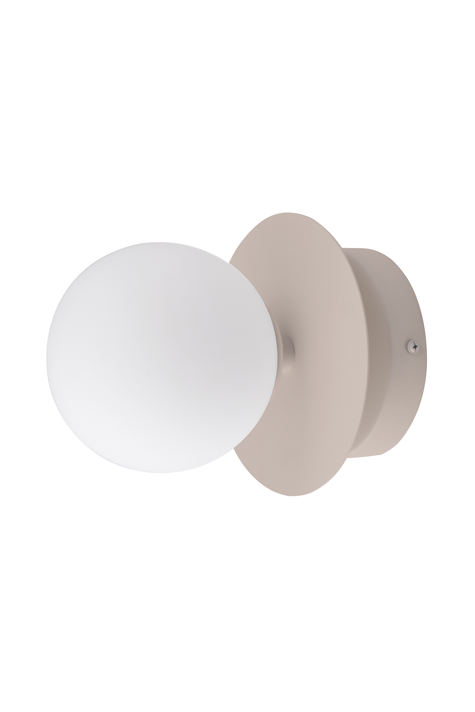 Globen Lighting - Art Deco Vägglampa/Plafond Mud/Vit Ø16 - Beige