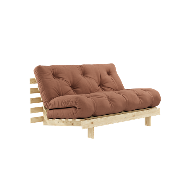 Karup Design - Roots Schlafsofa Natur/Clay Brown 140cm - Braun
