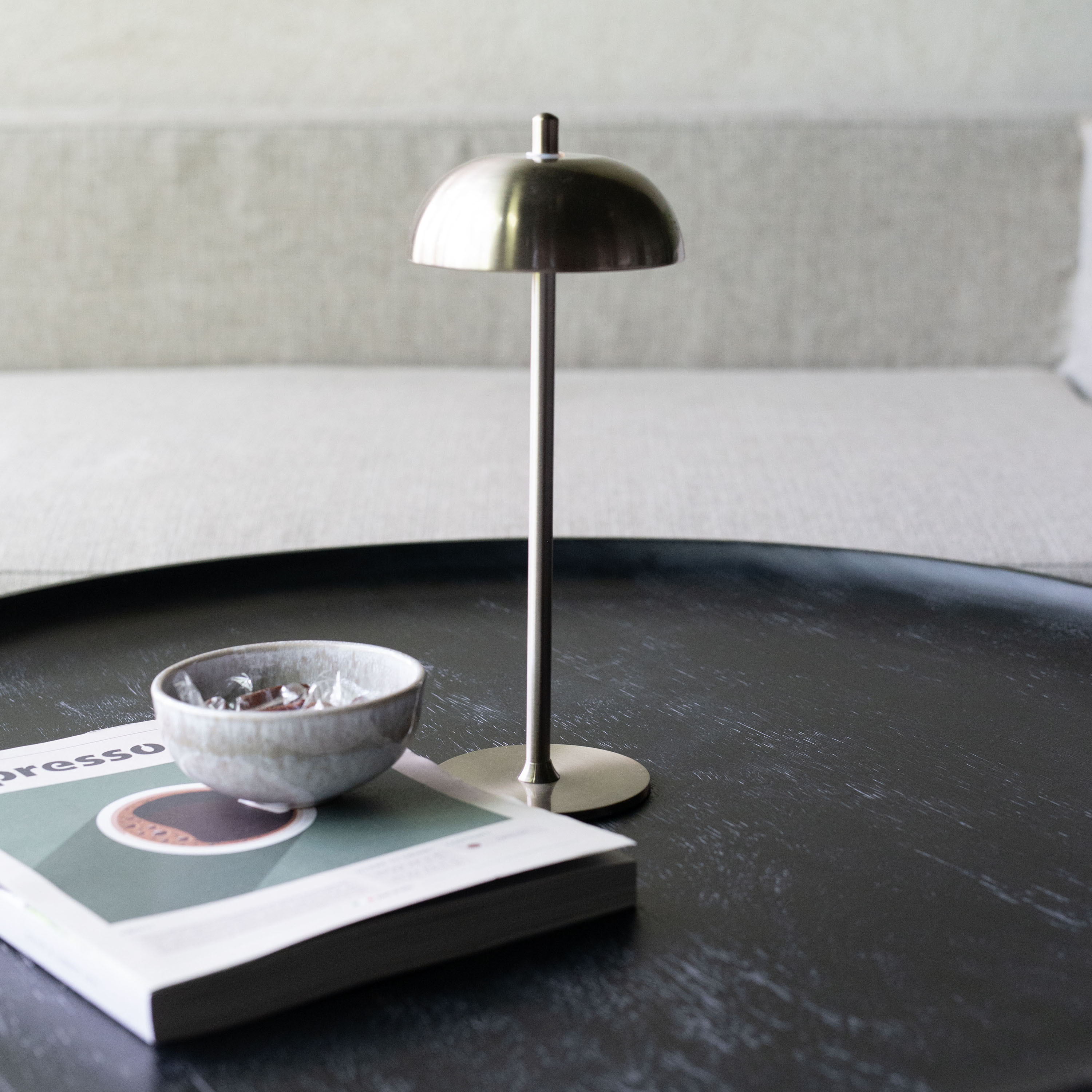 Wikholm Form Udine Bordslampa Silver 12cm