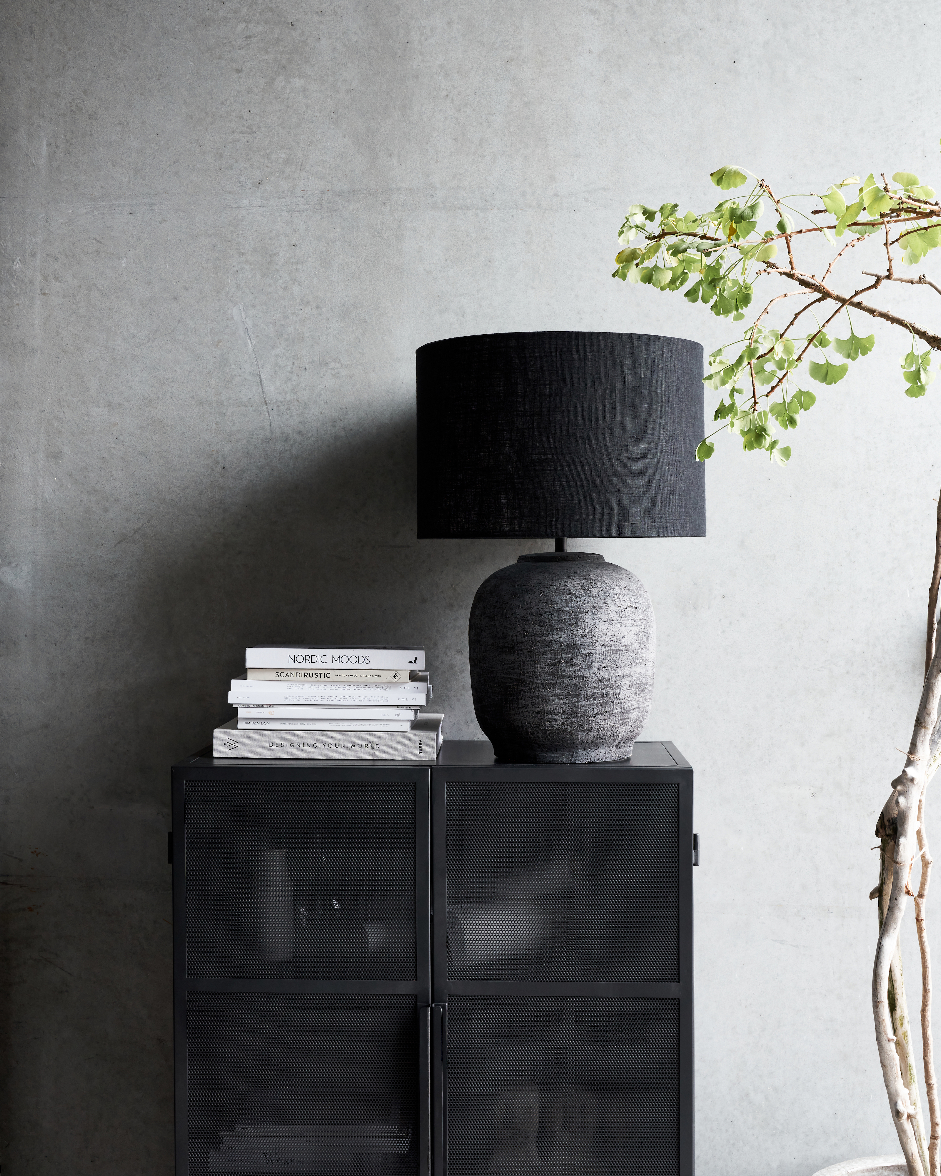 House Doctor Tahi Tischlampe Schwarz