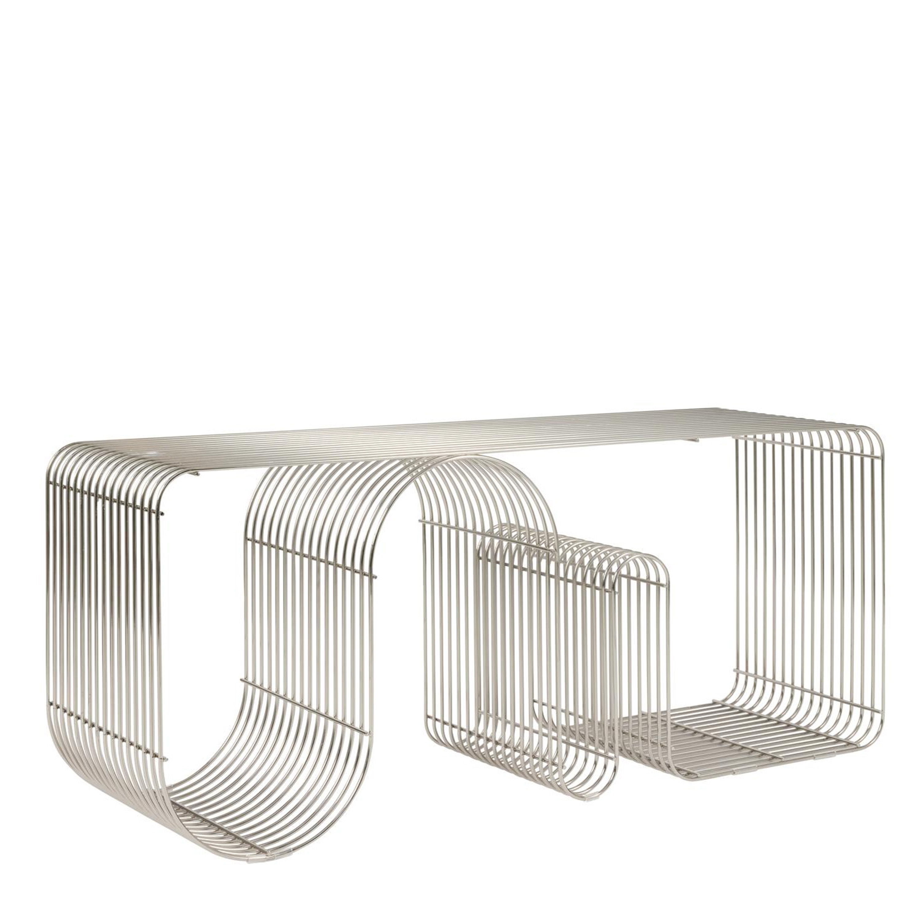 Curva Bänk Silber 100cm