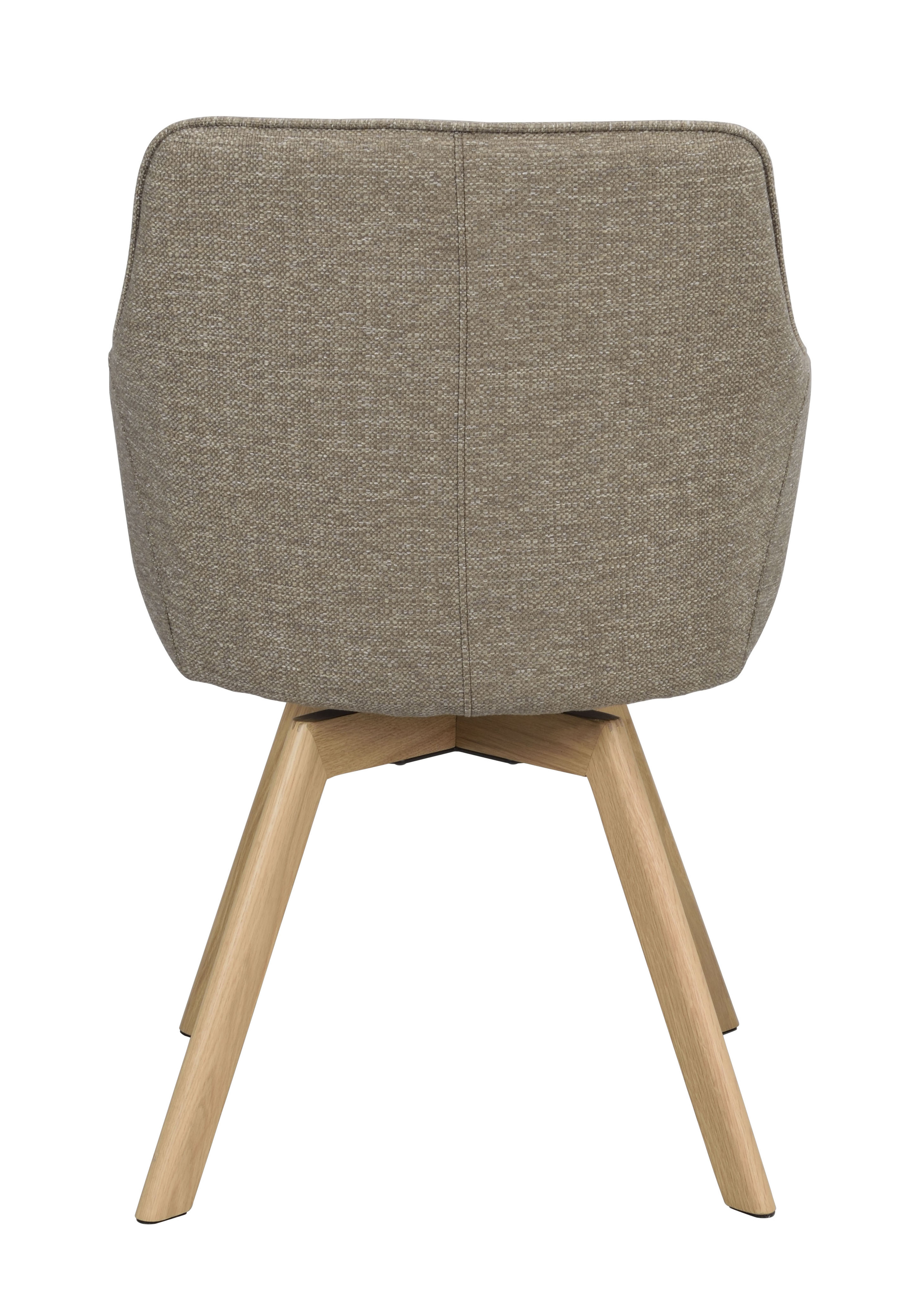 Rowico Home Alison Karmstol Mörkbeige/Ek