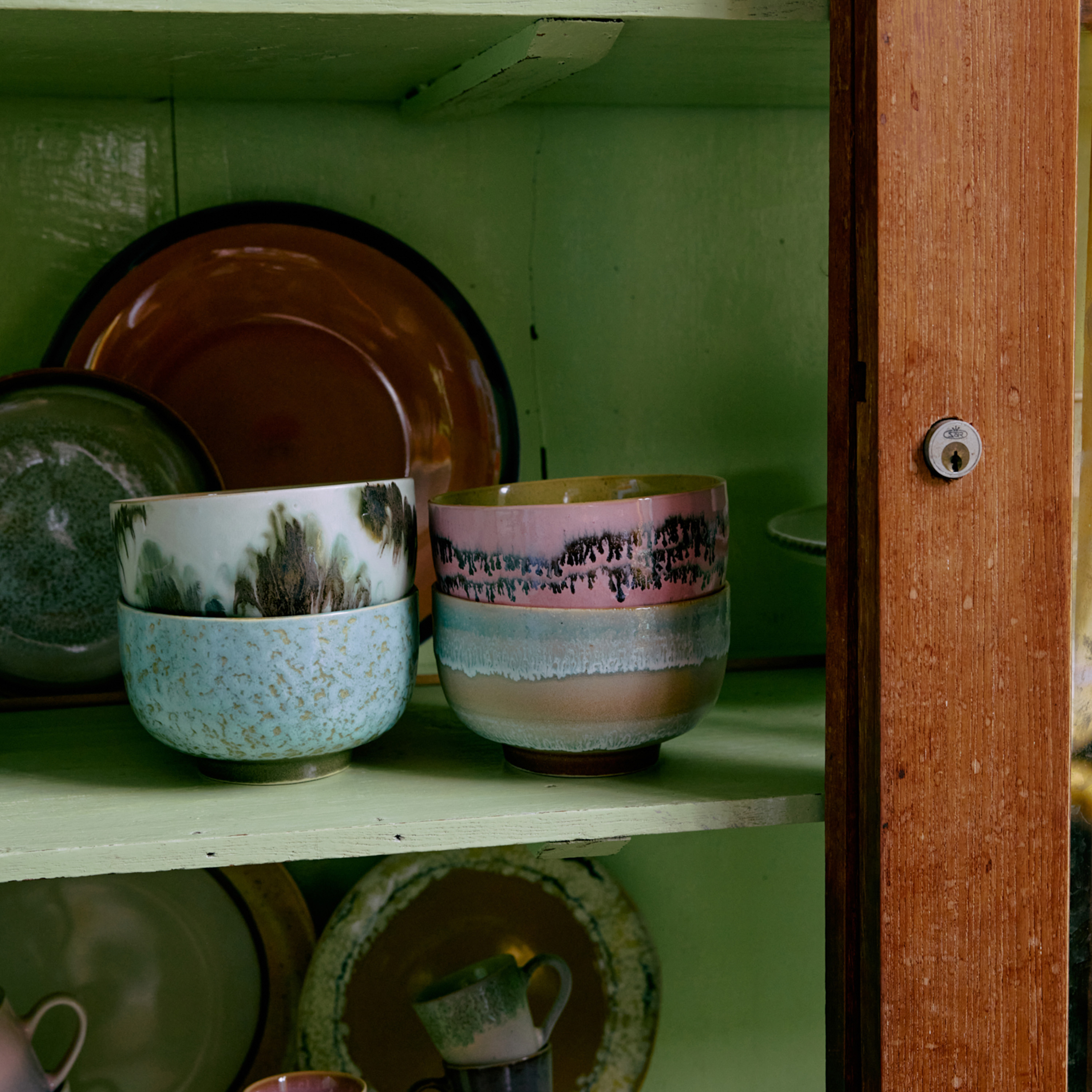 HKliving 70s Ceramics Skål Dada 4-pack