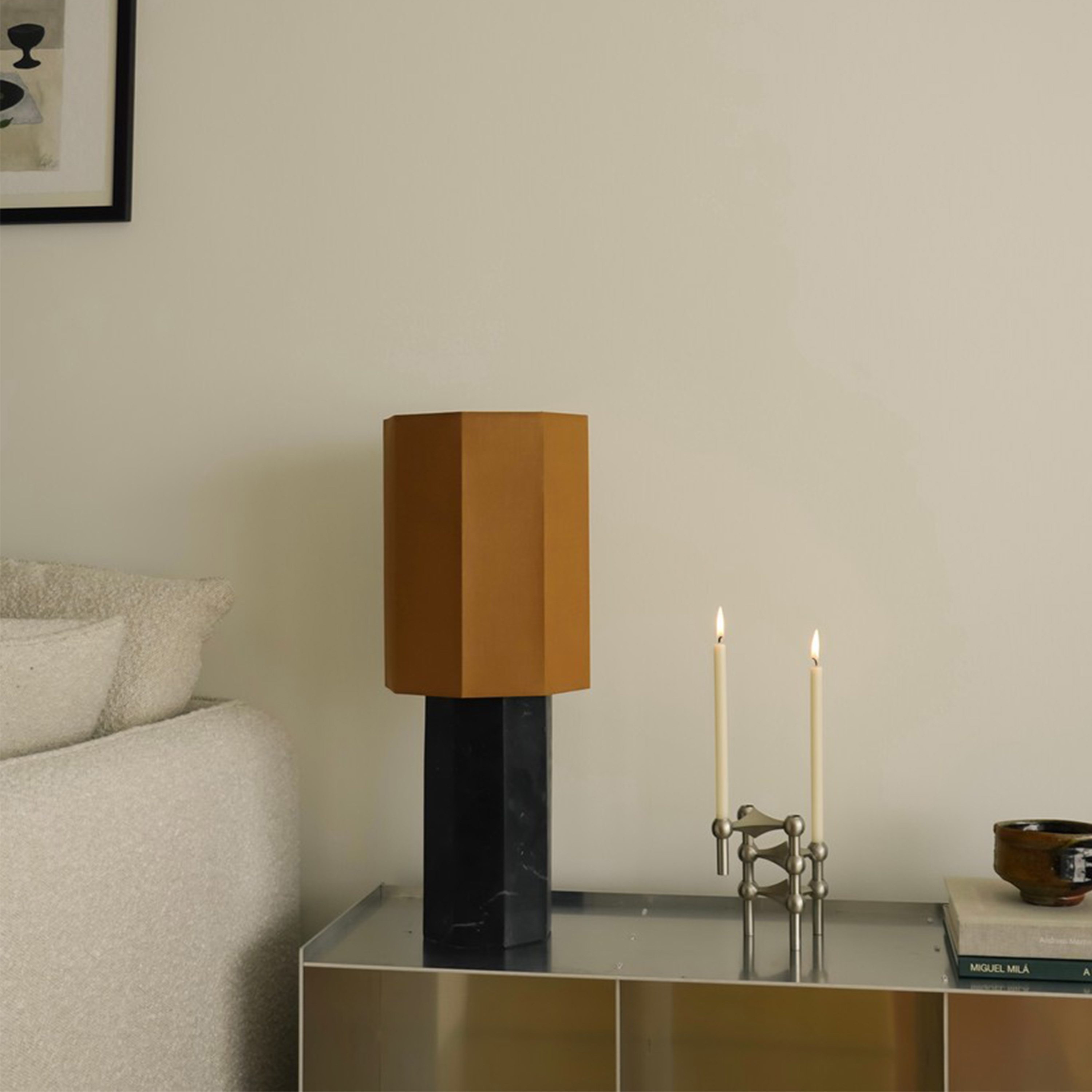 Stoff Nagel Kynttilänjalka Harjattu Kromi