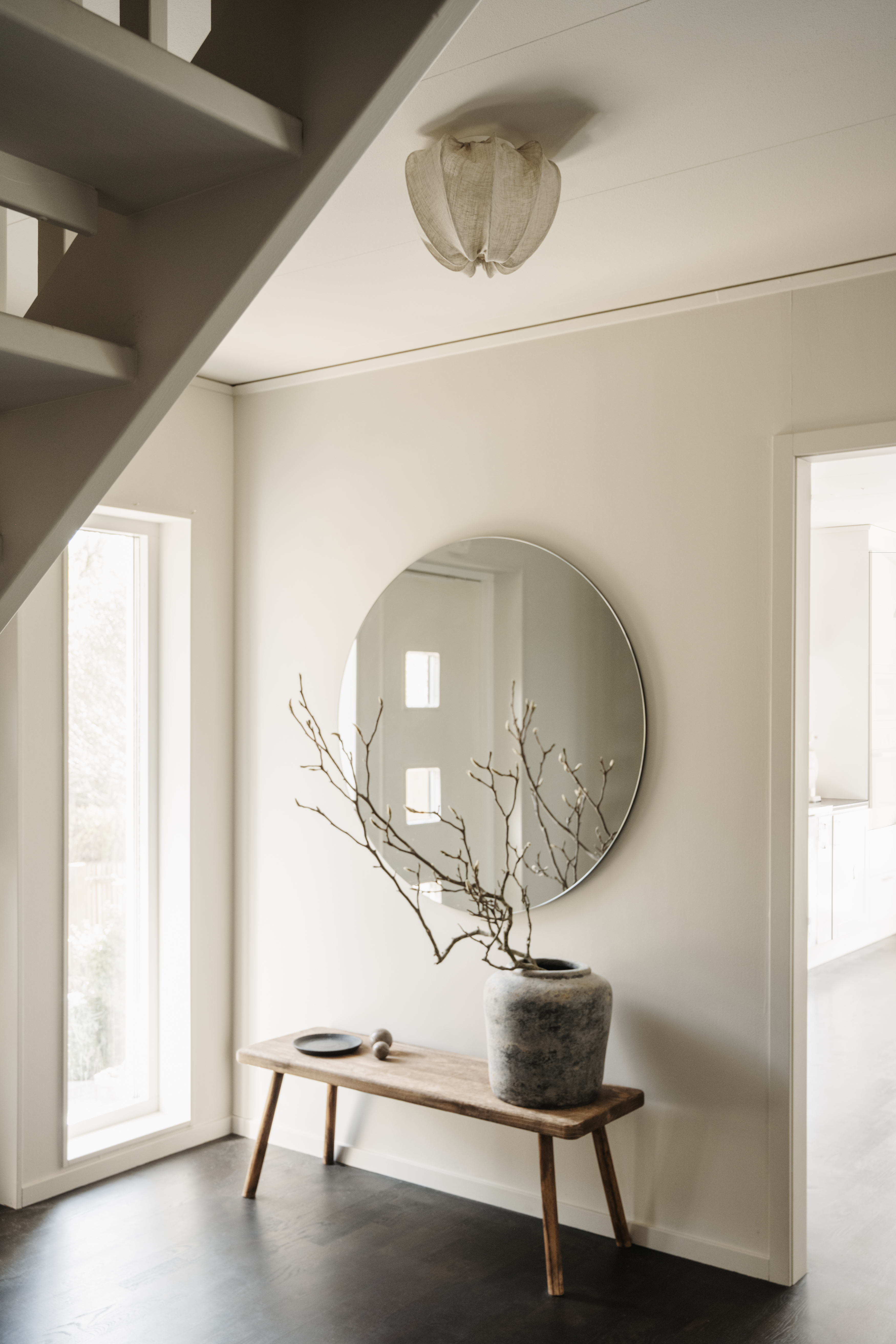 Watt &amp; Veke Anna Deckenleuchte Leinen Natur Mini